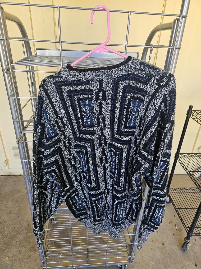 Other Zeppelin Geometric Coogi Styled Sweater Size US L / EU 52-54 / 3 - 2 Thumbnail