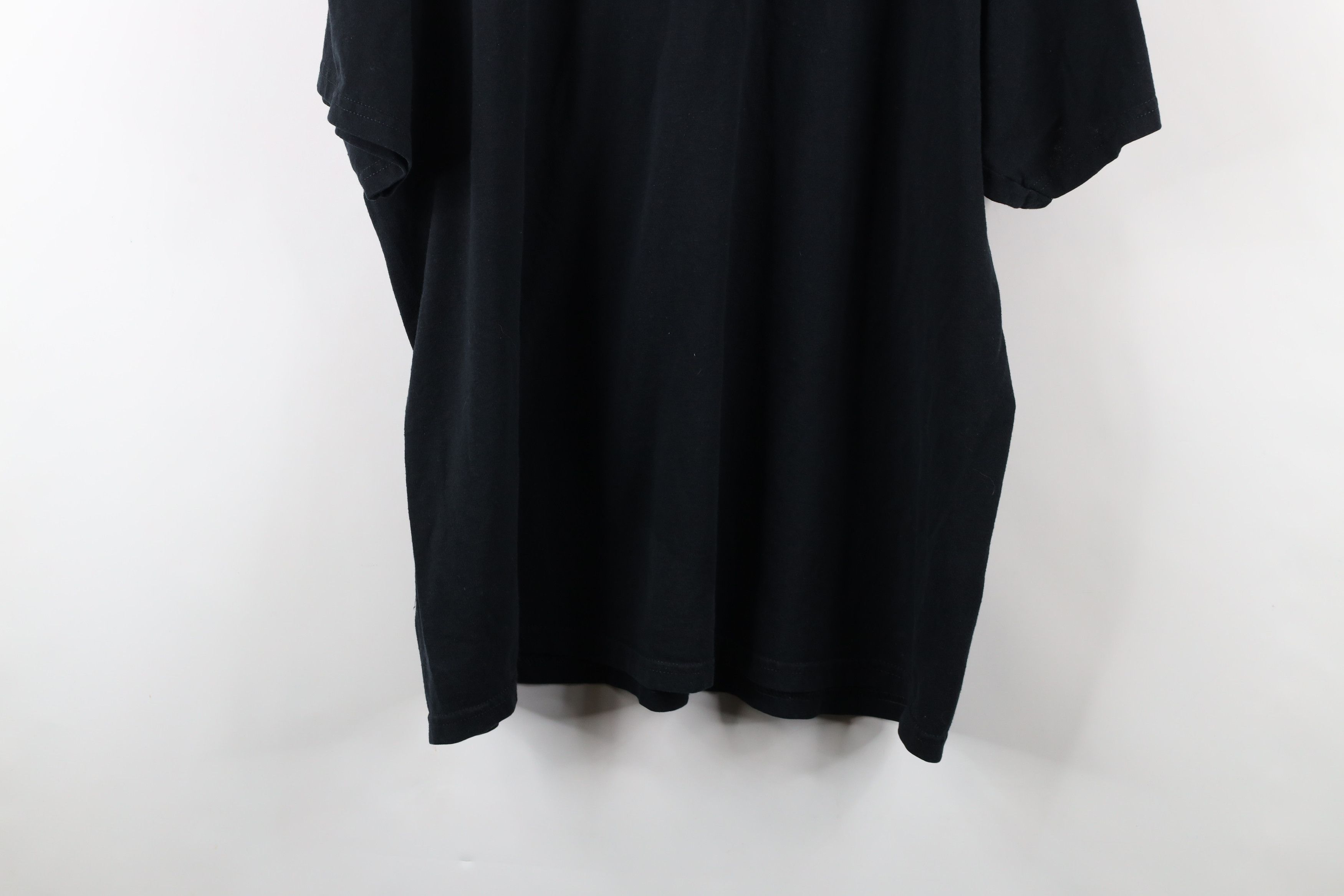 Vintage Vintage 90s Y2K Streetwear Blank Short Sleeve T-Shirt Black Size US XXL / EU 58 / 5 - 11 Thumbnail