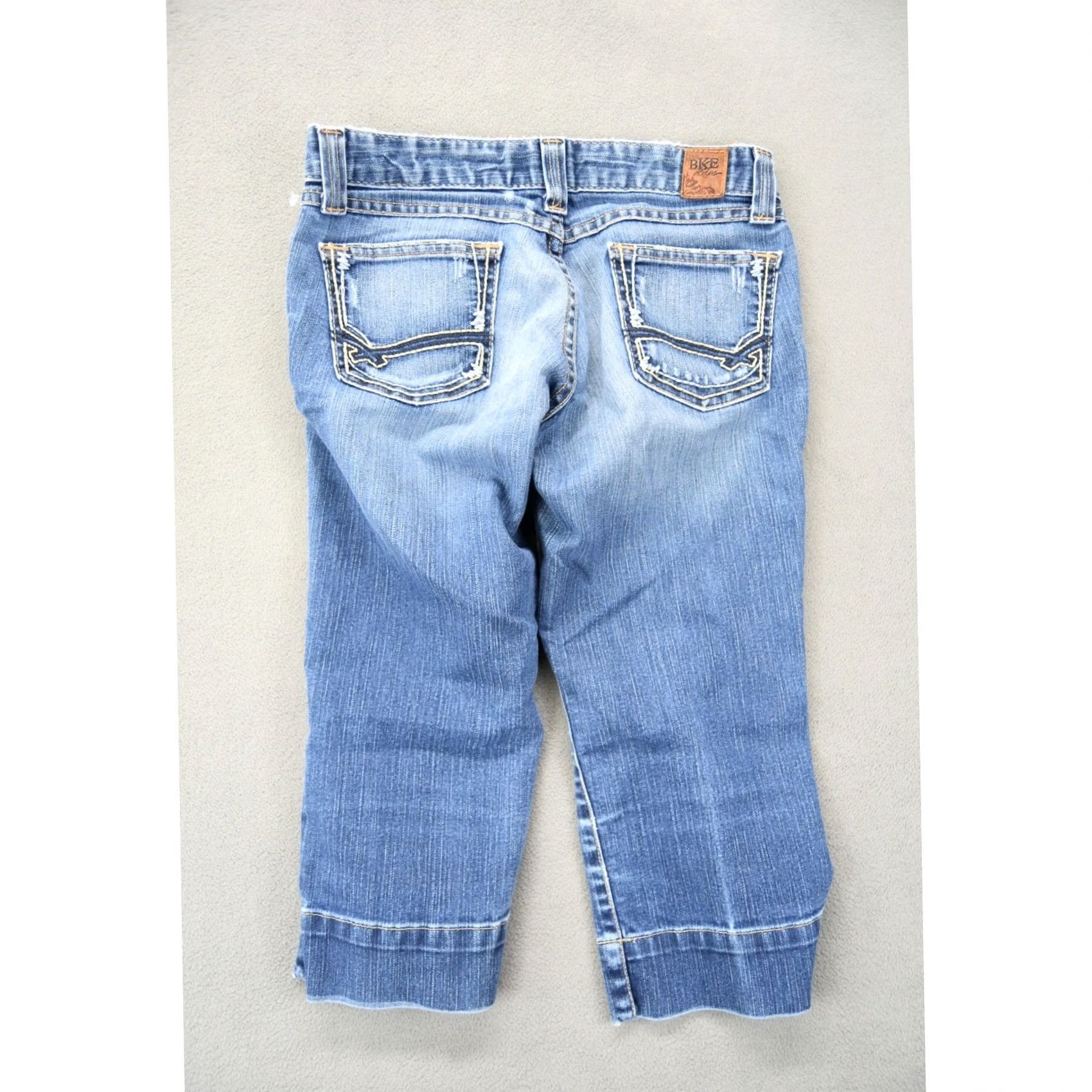 BKE BKE Star Stretch Denim Capri Cropped Jeans Womens Size 27 Waist 29 Blue Size 27" / US 4 / IT 40 - 7 Thumbnail
