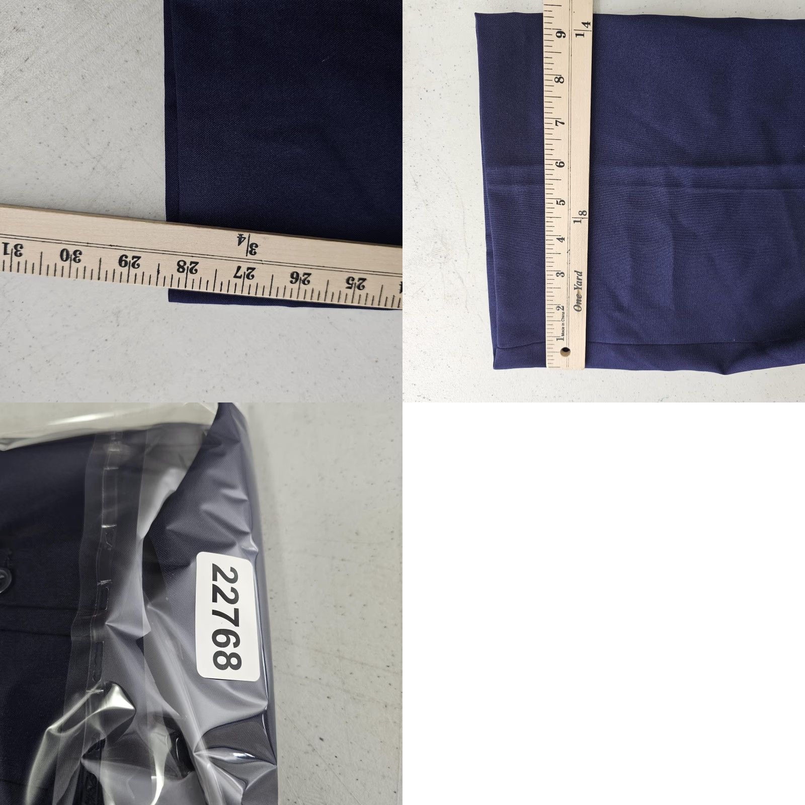 Geoffrey Beene VINTAGE Geoffrey Beene Pants Mens 38x28 Navy Dress Slacks Polyester Classic Size US 38 / EU 54 - 9 Thumbnail