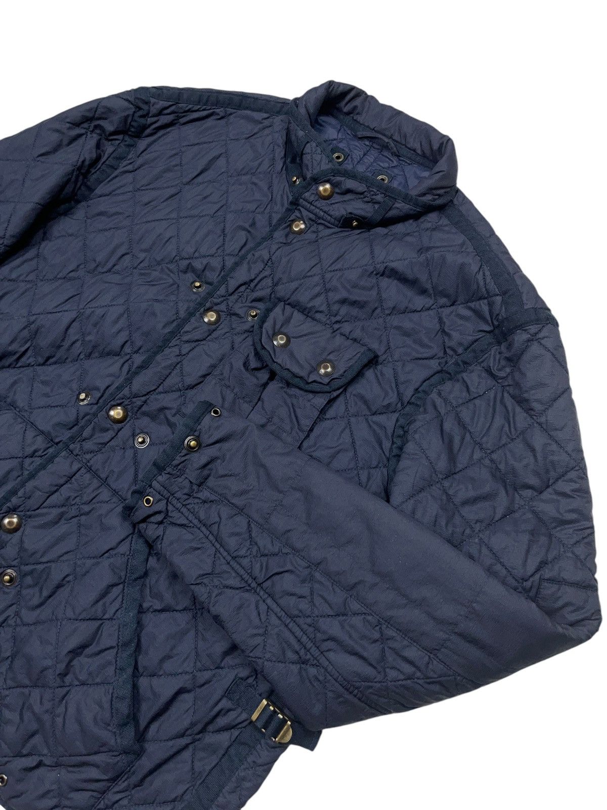 Hunter × Polo Ralph Lauren × Vintage Vintage 90s Polo Ralph Lauren Multi Pocket Quilted Jacket Size US L / EU 52-54 / 3 - 4 Thumbnail