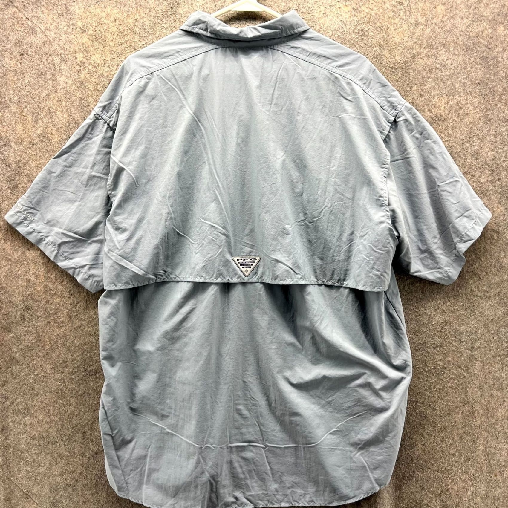 Vintage Columbia Shirt Mens Large Gray Button-Down Vented Outdoors PFG Fishing Gear Shirt Size US L / EU 52-54 / 3 - 3 Thumbnail