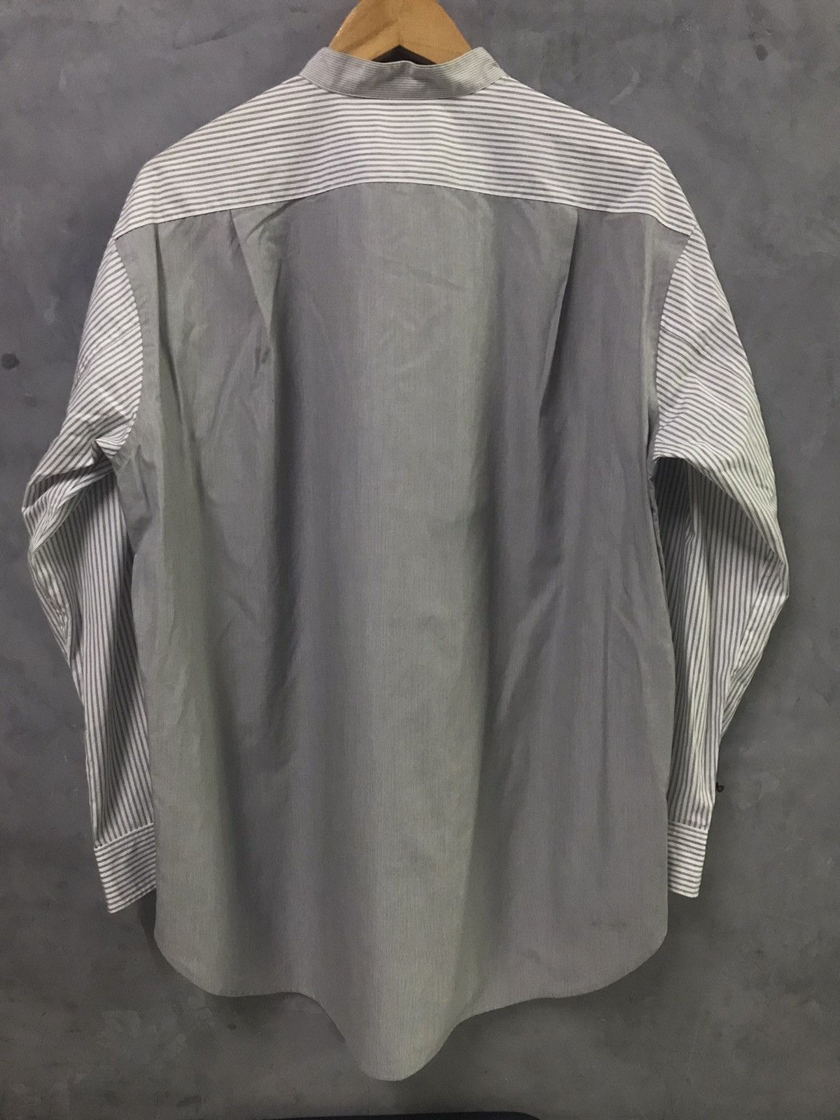 Jil Sander × Uniqlo JILL SANDER X UNIQLO - Mandarin Collar Two Tones Wide Shirts Size US L / EU 52-54 / 3 - 9 Thumbnail