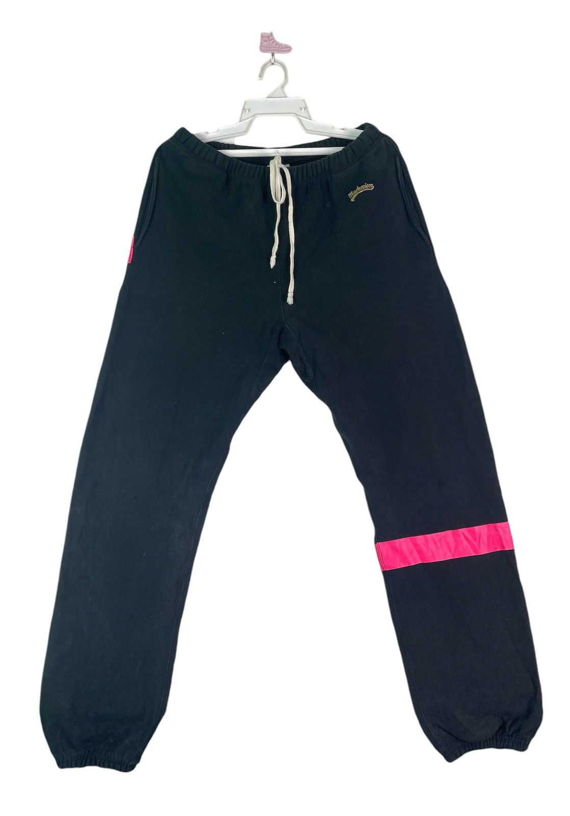 MasterPiece Vtg 90s MASTERPIECE japan split stripes sweatpant Size US 32 / EU 48 - 1 Thumbnail