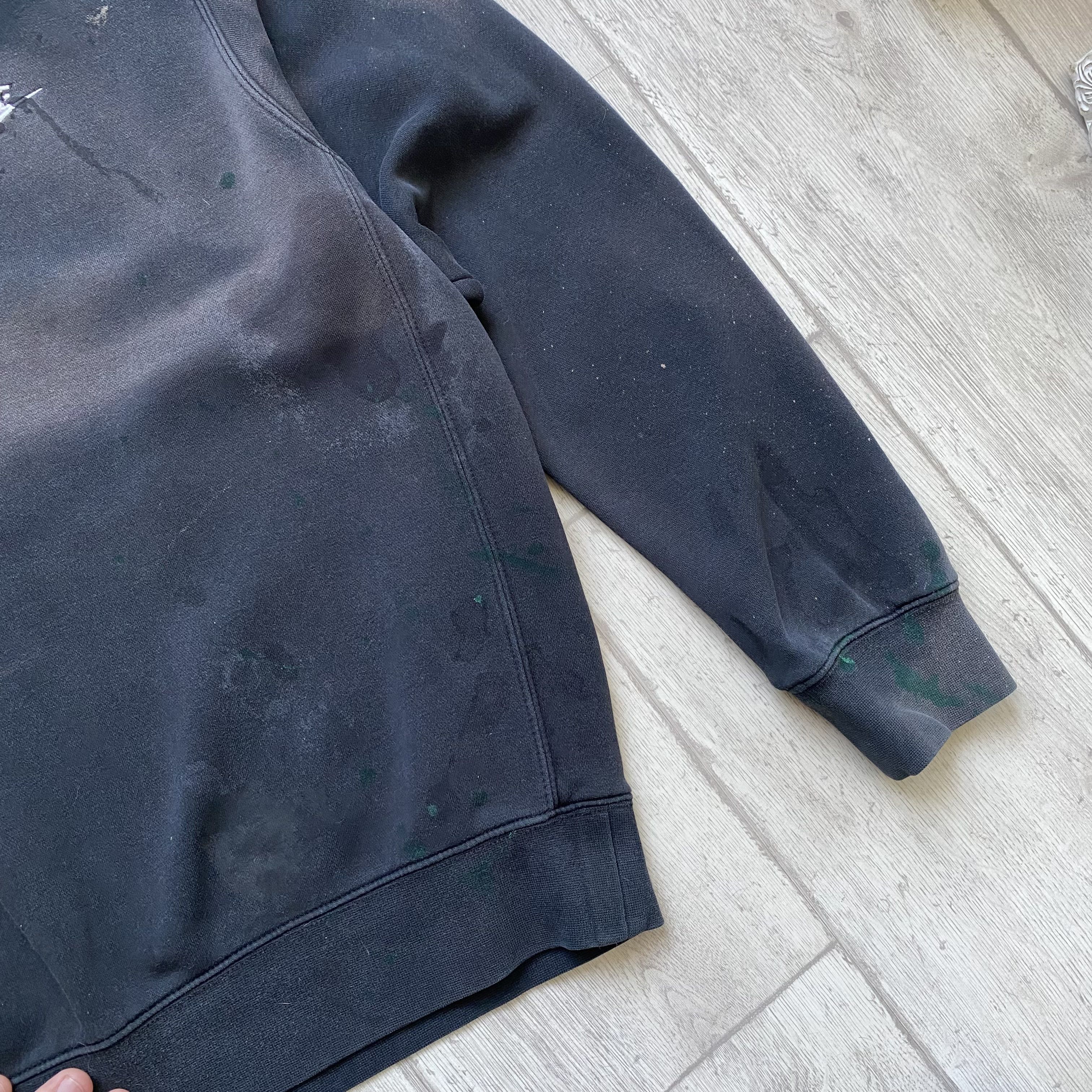 Nike 🦏 Nike Trashed Boxy sweatshirt Paint Faded vintage Size US M / EU 48-50 / 2 - 7 Thumbnail