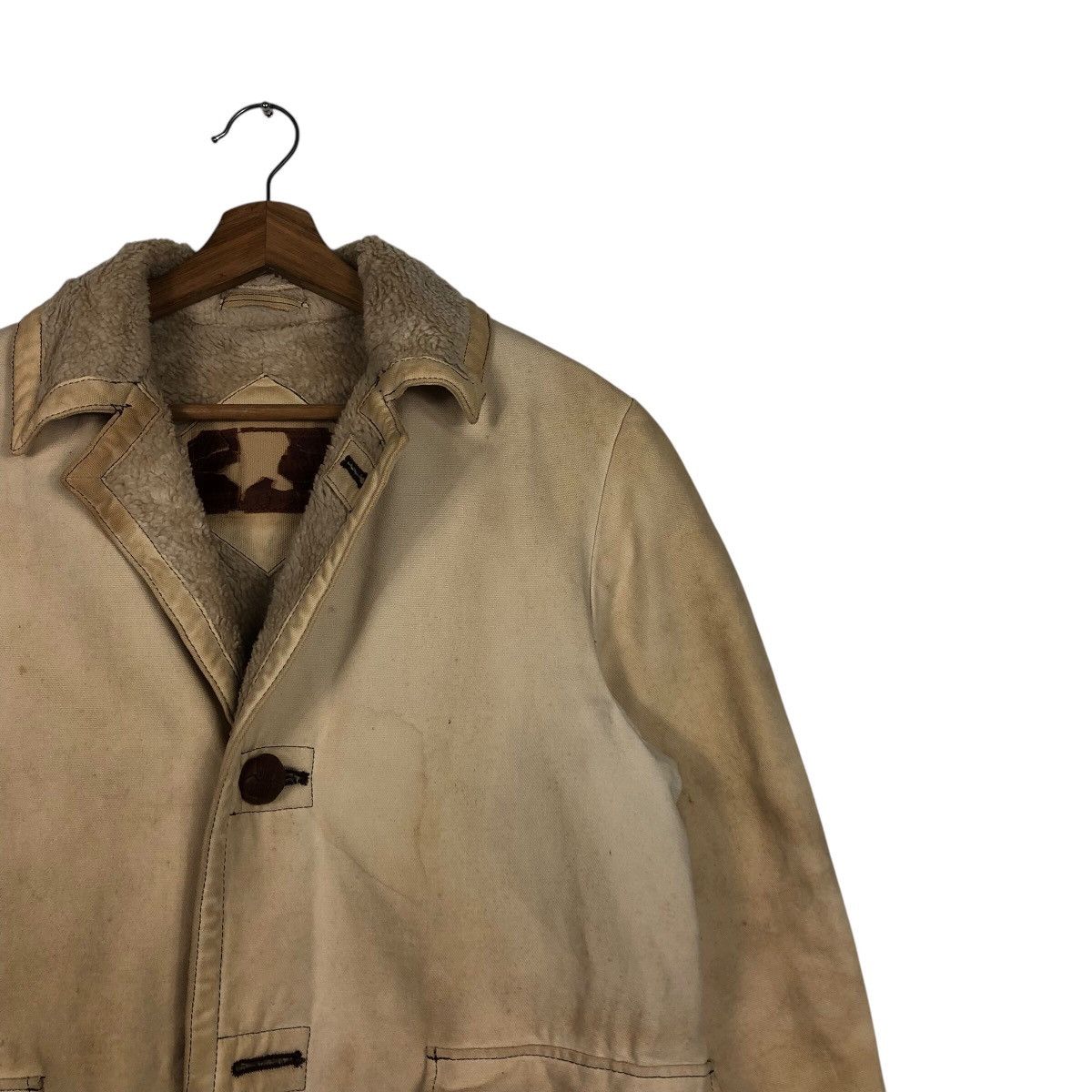 Vintage 📌Vintage Chore Work Jacket Blanket Campbell Made in Usa Size US M / EU 48-50 / 2 - 8 Thumbnail