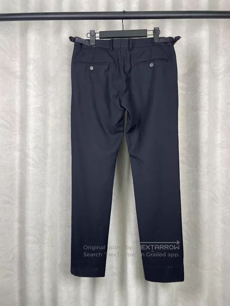 Saint Laurent Paris Saint Laurent Paris Black Wool Tie Waist Trousers i Size US 30 / EU 46 - 2 Thumbnail