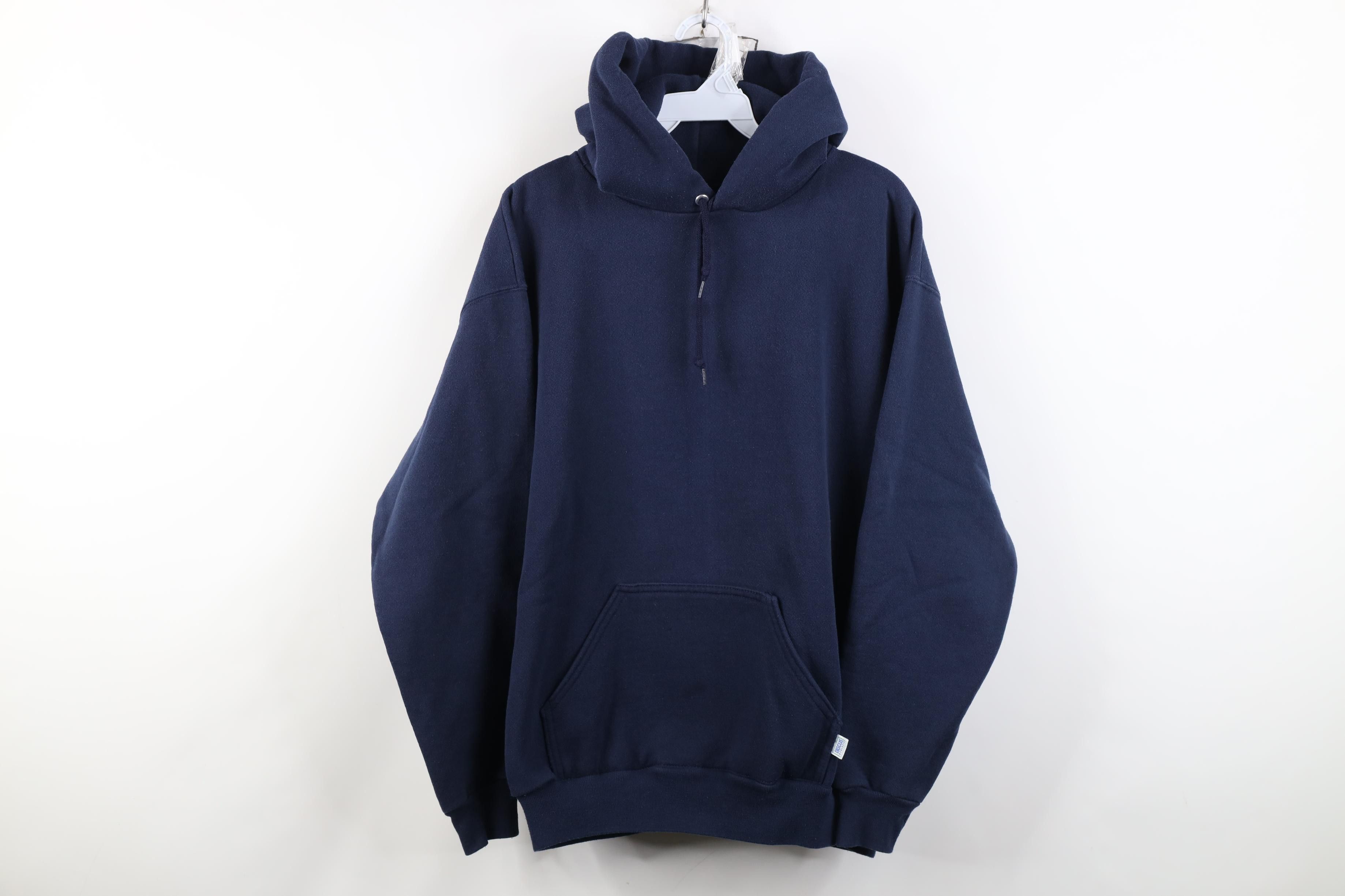 Vintage Vintage 90s Streetwear Heavyweight Hoodie Sweatshirt USA Size US L / EU 52-54 / 3 - 1 Thumbnail