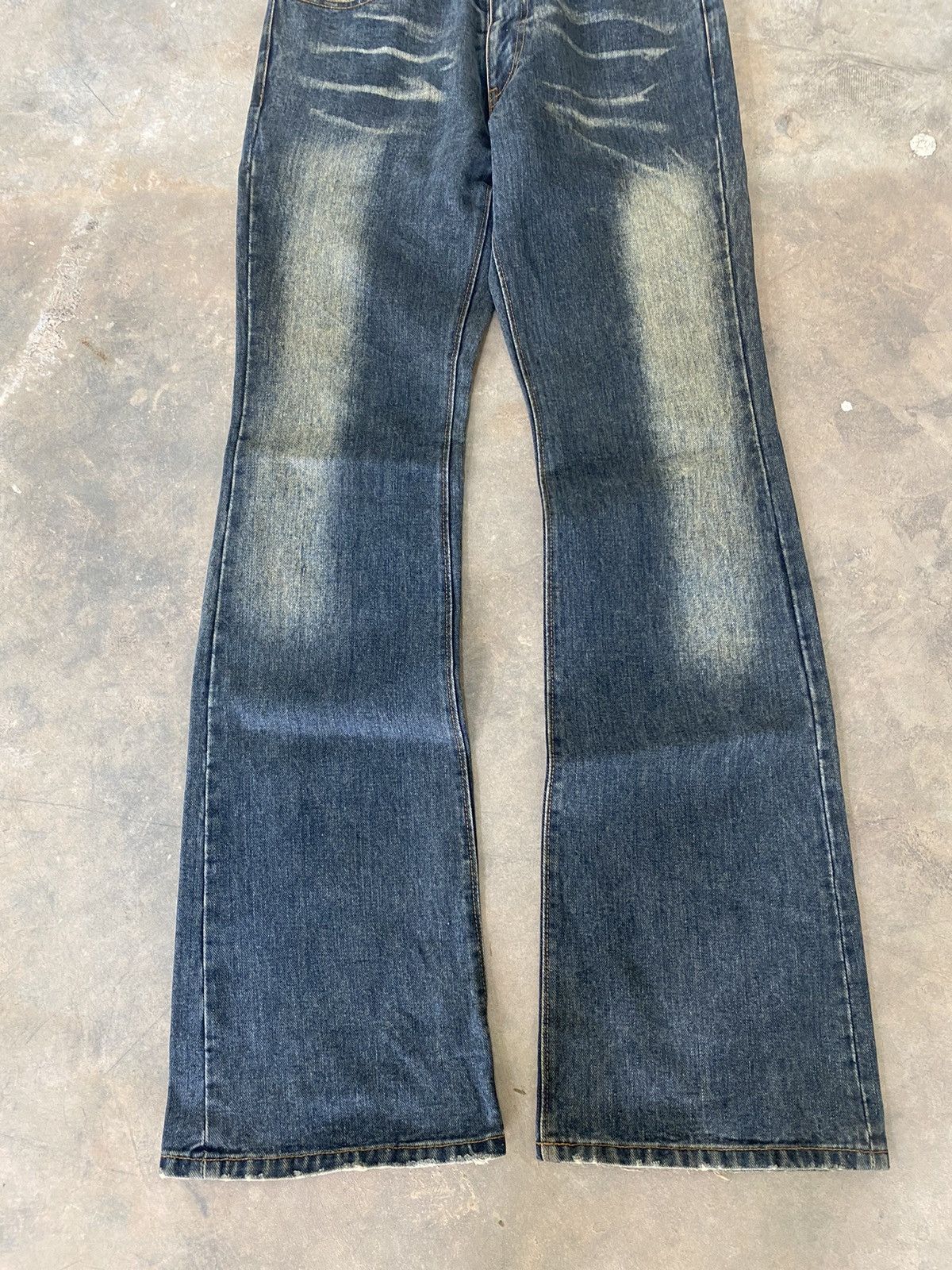 Hysteric Glamour × Japanese Brand × Le Grande Bleu (L.G.B.) Flare☠️ Custom Culture Flare Mudwash punk Grunge Lgb Japan Size US 29 - 2 Thumbnail