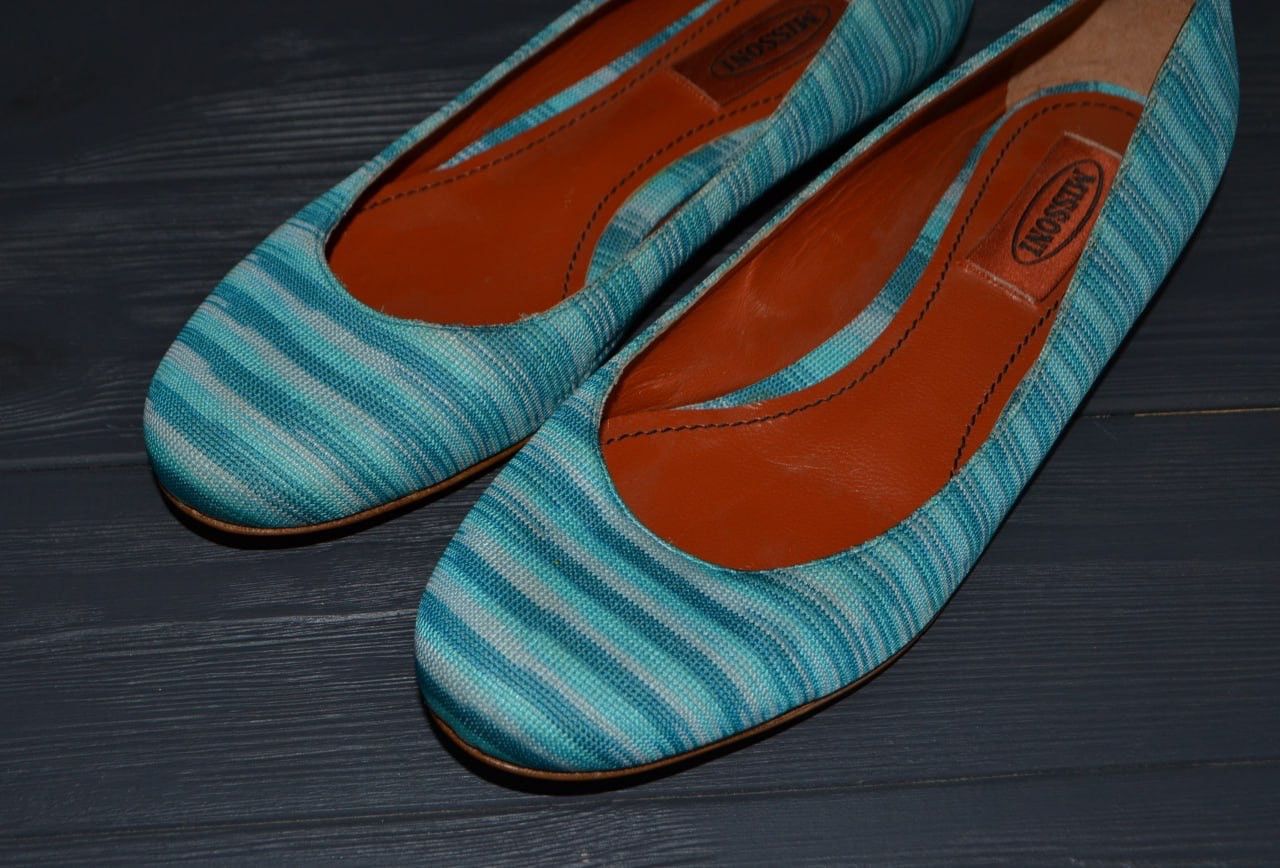 Missoni Missoni Knit Striped Classic Ballet Flat Shoe Size EUR 37 Size US 6 / IT 36 - 2 Thumbnail