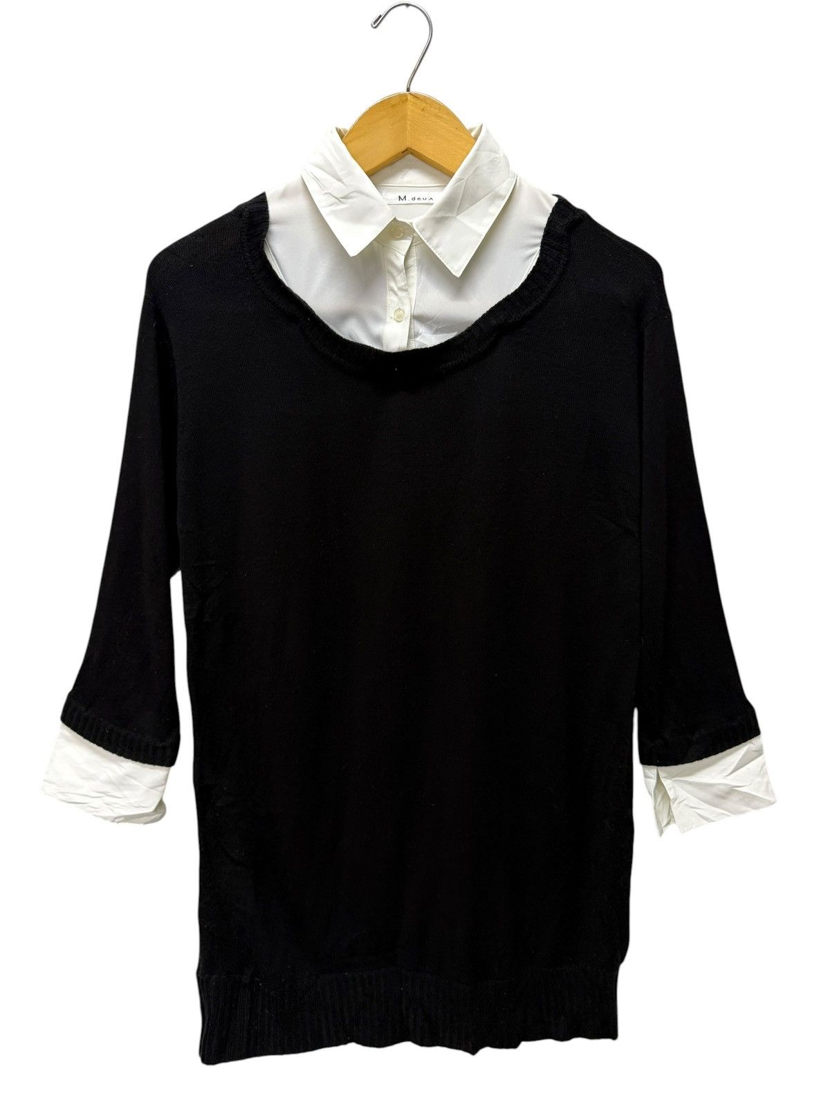 Aran Isles Knitwear Vintage M.deux Blouse Long Sleeve Knitwear Size M / US 6-8 / IT 42-44 - 1 Thumbnail