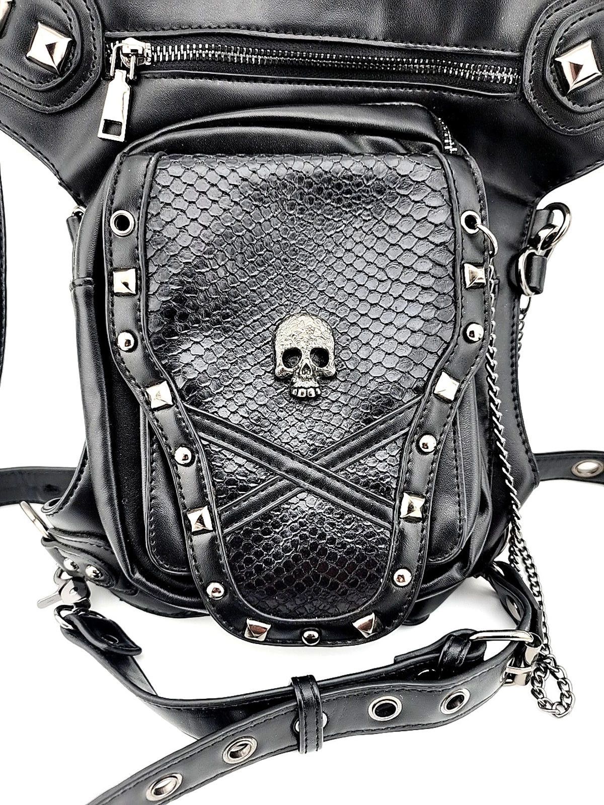 The Unbranded Brand Daniel Jie Steampunk Crossbody Shoulder Bag – Gear & Rivet Size ONE SIZE - 2 Thumbnail