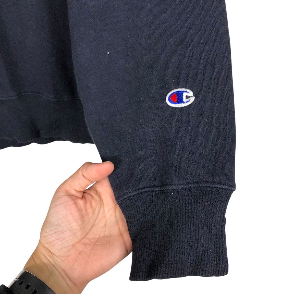 Champion 📌Vintage Sweatshirt Champion Crewneck Balmont Big Logo Size US M / EU 48-50 / 2 - 12 Thumbnail