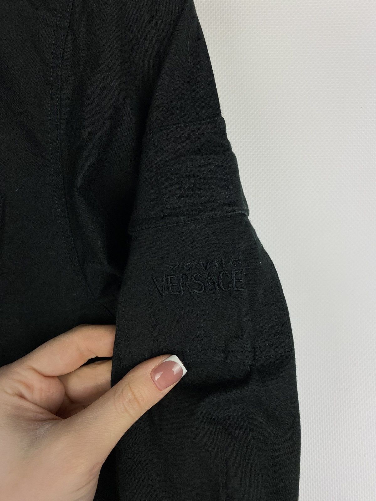 Versace Young Versace Vintage Teens Kids Long Sleeve Button Up Shirt Size S / US 4 / IT 40 - 15 Thumbnail