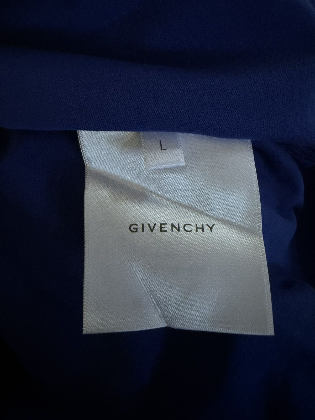 Givenchy Givenchy Blue 4G Peace Shirt Size US L / EU 52-54 / 3 - 5 Thumbnail