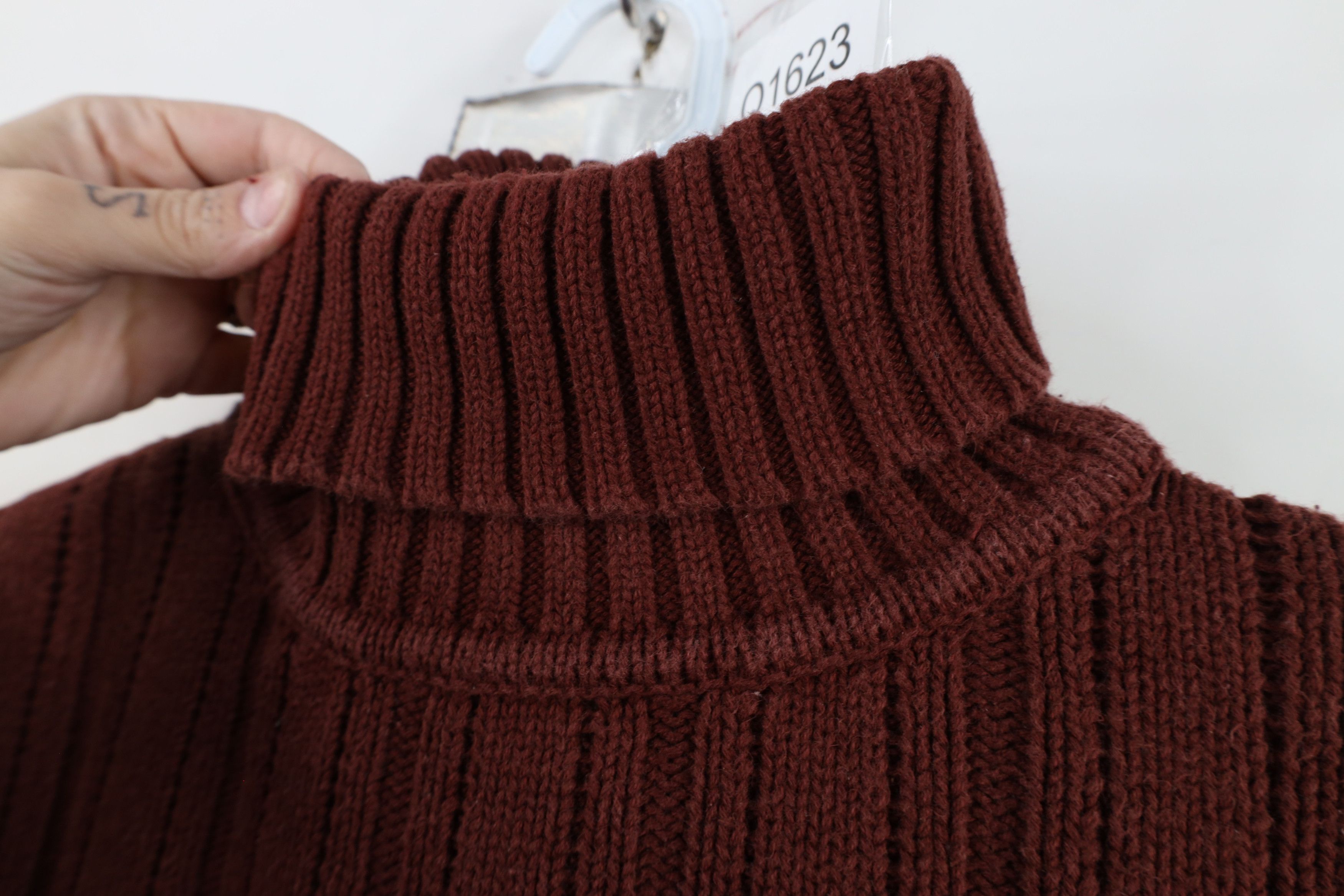 Gap × Vintage Vintage Y2K Gap Heavyweight Ribbed Knit Turtleneck Sweater Size US M / EU 48-50 / 2 - 6 Thumbnail