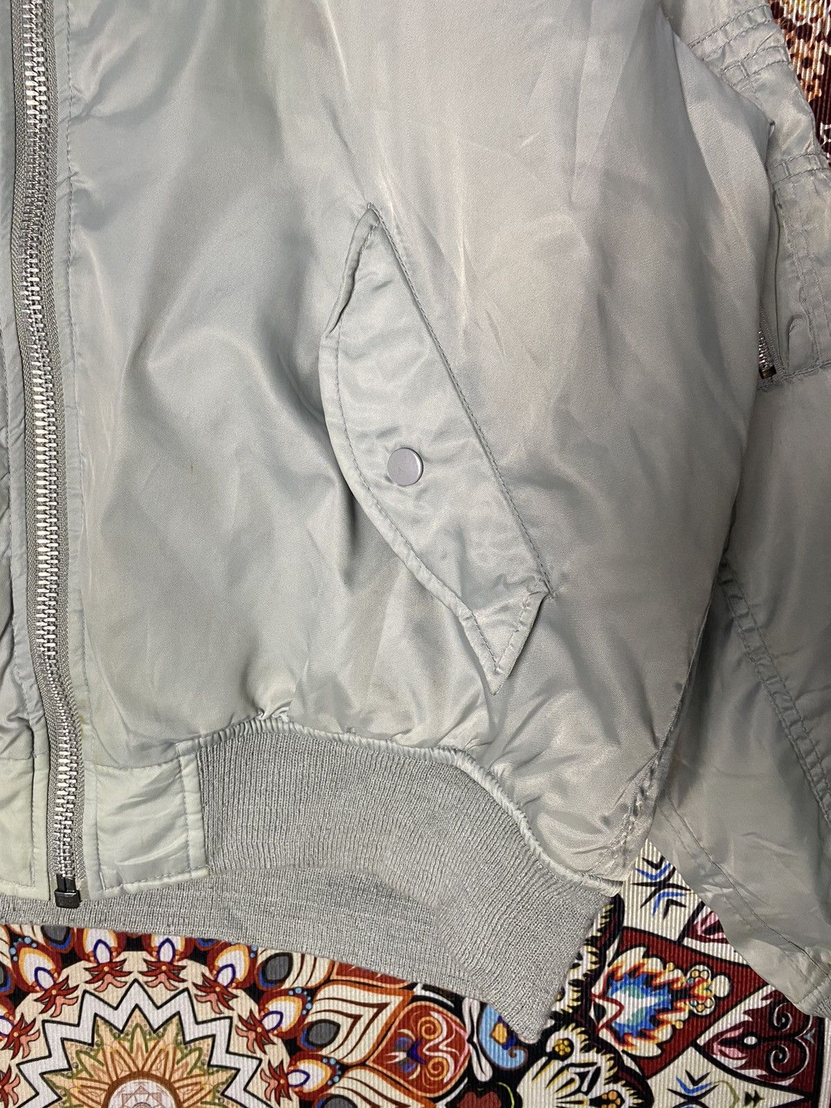 Alpha Industries Rare Ma-1 Military Flyer’s Man USAF Bomber Jacket Size US L / EU 52-54 / 3 - 5 Thumbnail