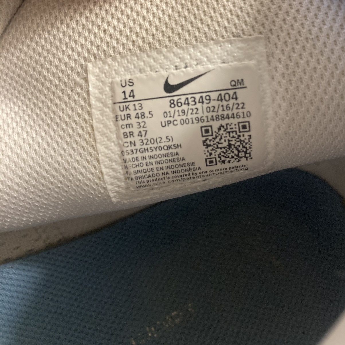 Nike Nike Zoom Blazer SB Mid Cerulean Blue Size US 14 / EU 47 - 4 Thumbnail