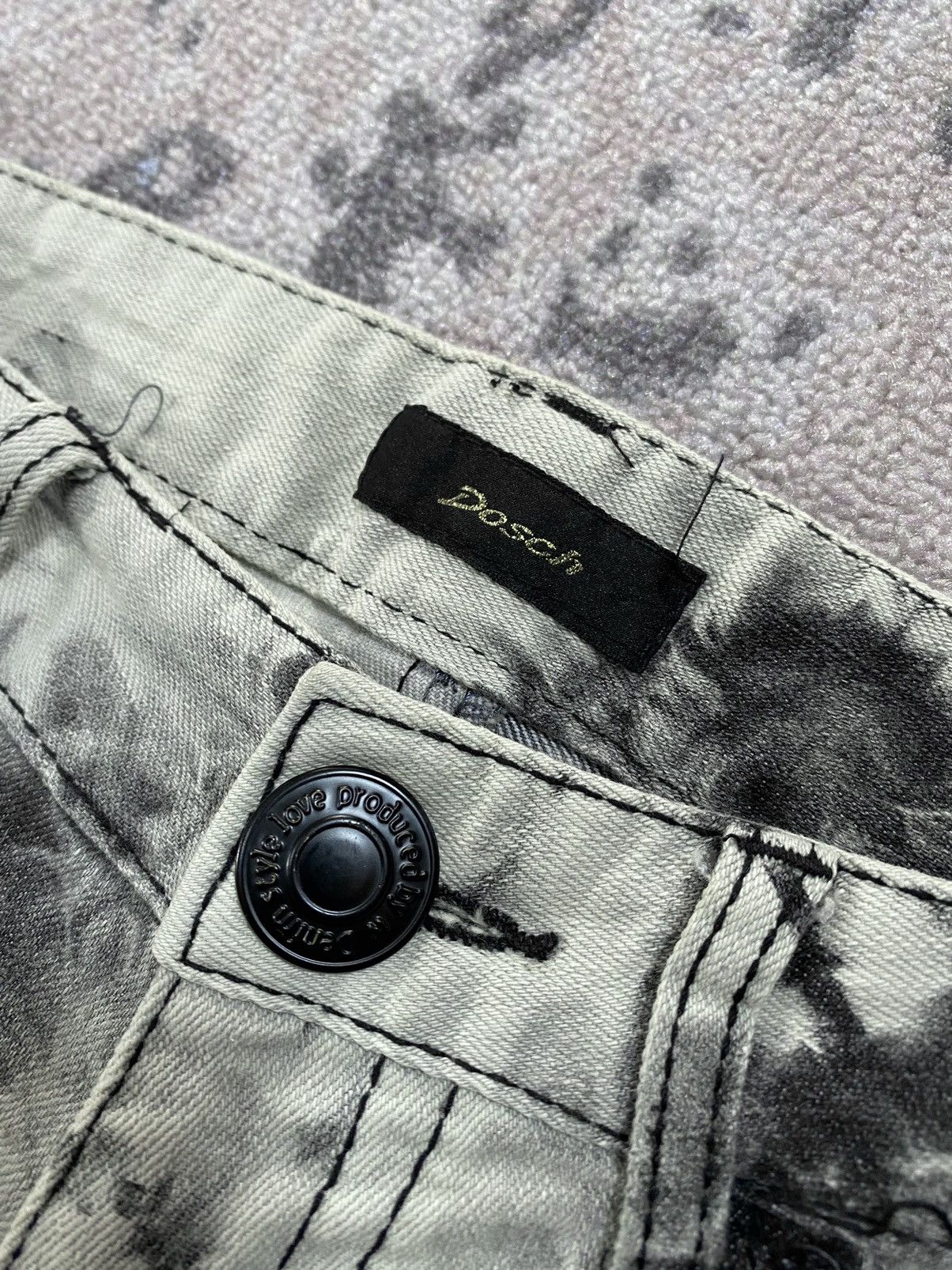 Tornado Mart Japanes Dosch Distressed Denim Jeans Size US 30 / EU 46 - 6 Thumbnail