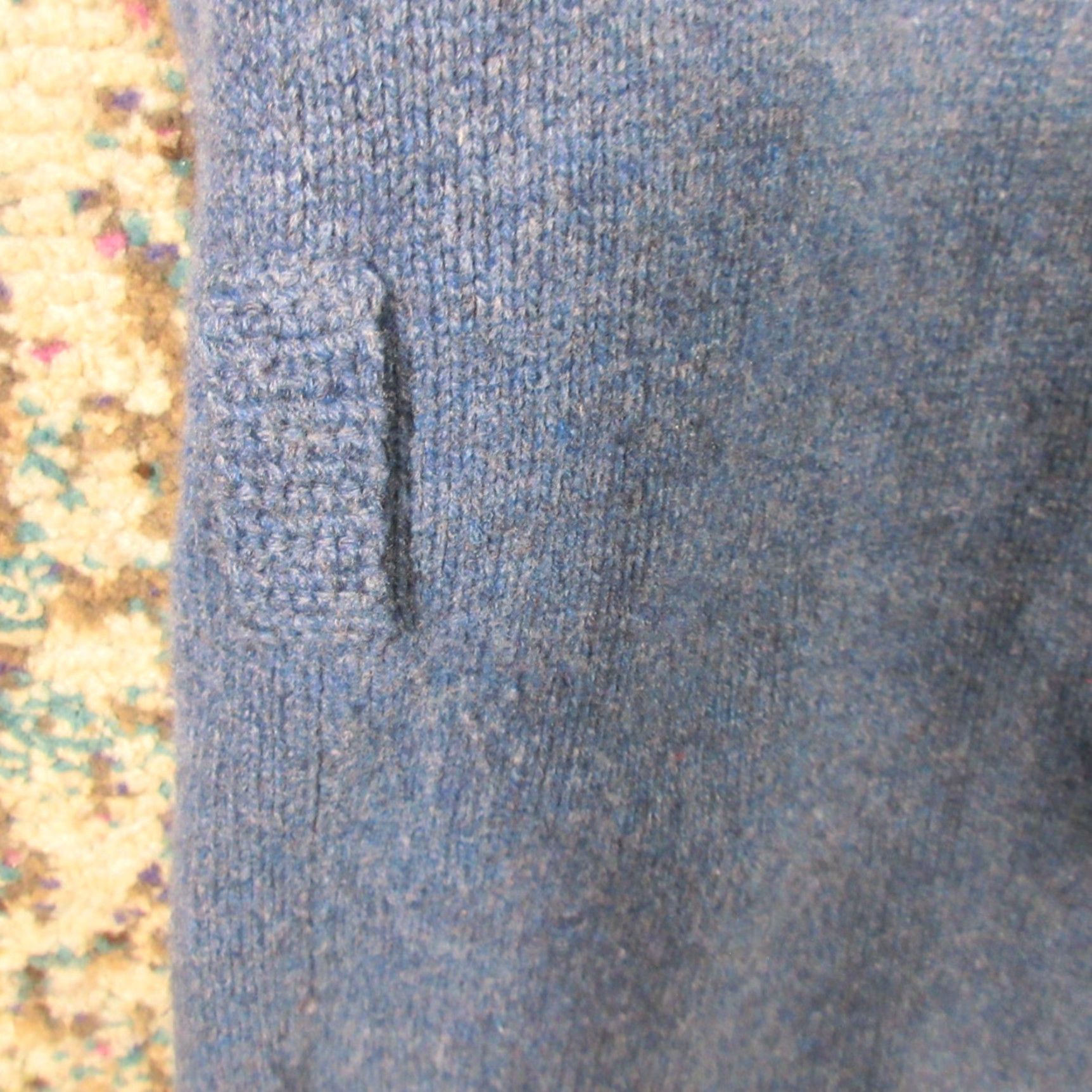 Vintage VINTAGE Icelandica Cardigan Sweater Womens S Blue Open Front Raglan Sleeve Wool Knit Crochet Nordic Fair Isle 90s Mens Womens Size S / US 4 / IT 40 - 7 Thumbnail