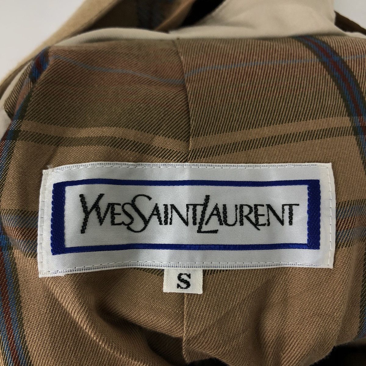 Yves Saint Laurent 🔥90’s VINTAGE TRENCH COAT YVES SAINT LAURENT Size US S / EU 44-46 / 1 - 12 Thumbnail