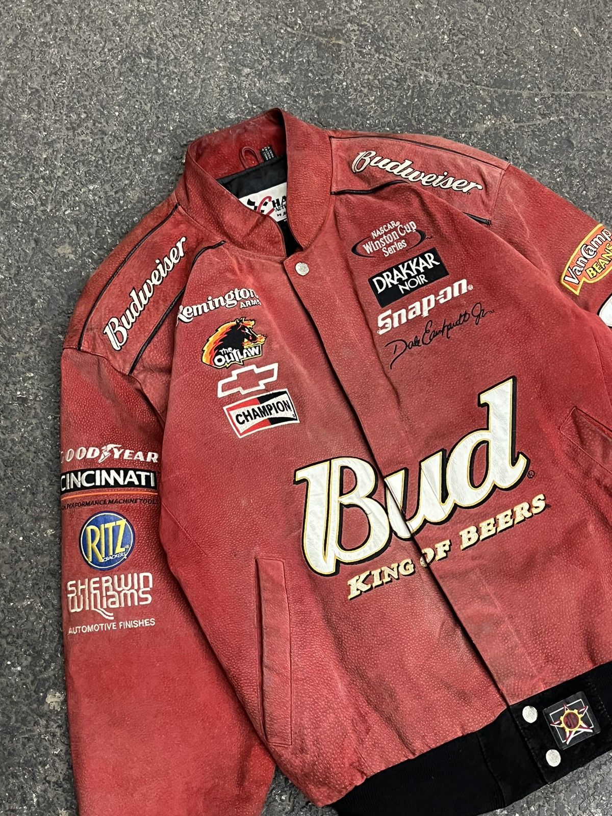 NASCAR × Vintage Nascar vintage Budweiser beer jacket rare hype streetwear Size US M / EU 48-50 / 2 - 3 Thumbnail