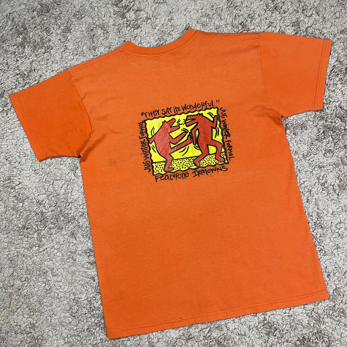 Vintage Vintage Art Keith Haring Parody T-shirt Size US L / EU 52-54 / 3 - 3 Thumbnail