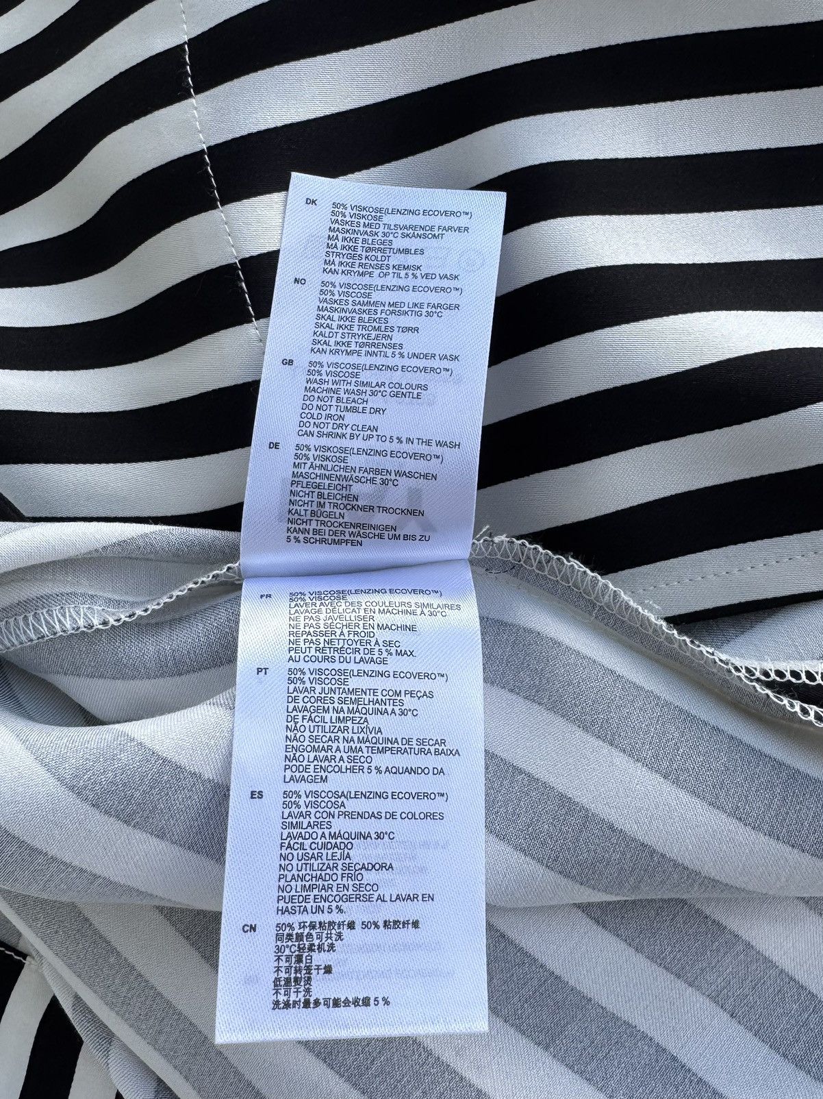 Other DAY Birger et Mikkelsen lea fluid stripe shirt black/white Size M / US 6-8 / IT 42-44 - 11 Thumbnail