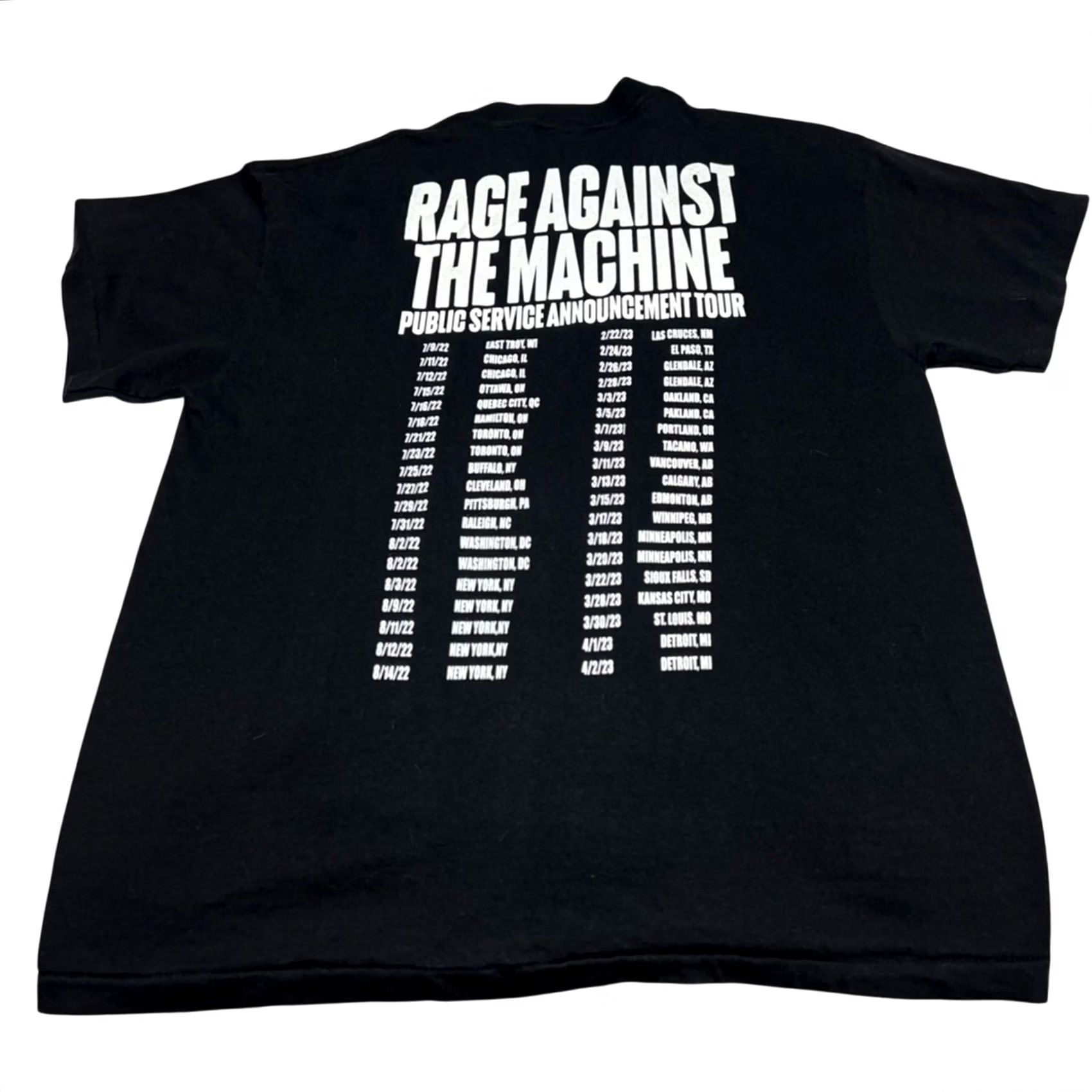 Orage VTG Rage Against The Machine Public Service Tour Shirt XL Size US XL / EU 56 / 4 - 2 Thumbnail