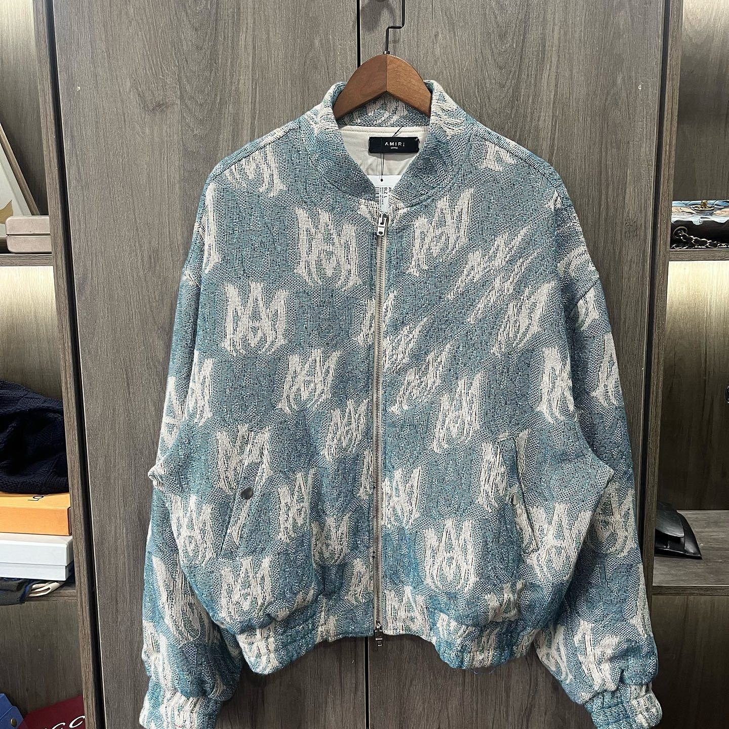 Amiri AMIRI Monogram Tapestry Bomber Jacket Size L Size US L / EU 52-54 / 3 - 1 Thumbnail