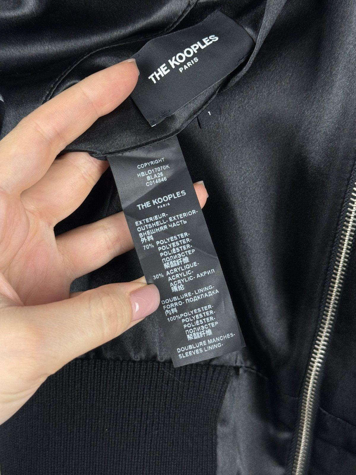 The Kooples The Kooples Ladies Reversible Fleece Bomber Jacket Size 1 Size S / US 4 / IT 40 - 19 Thumbnail