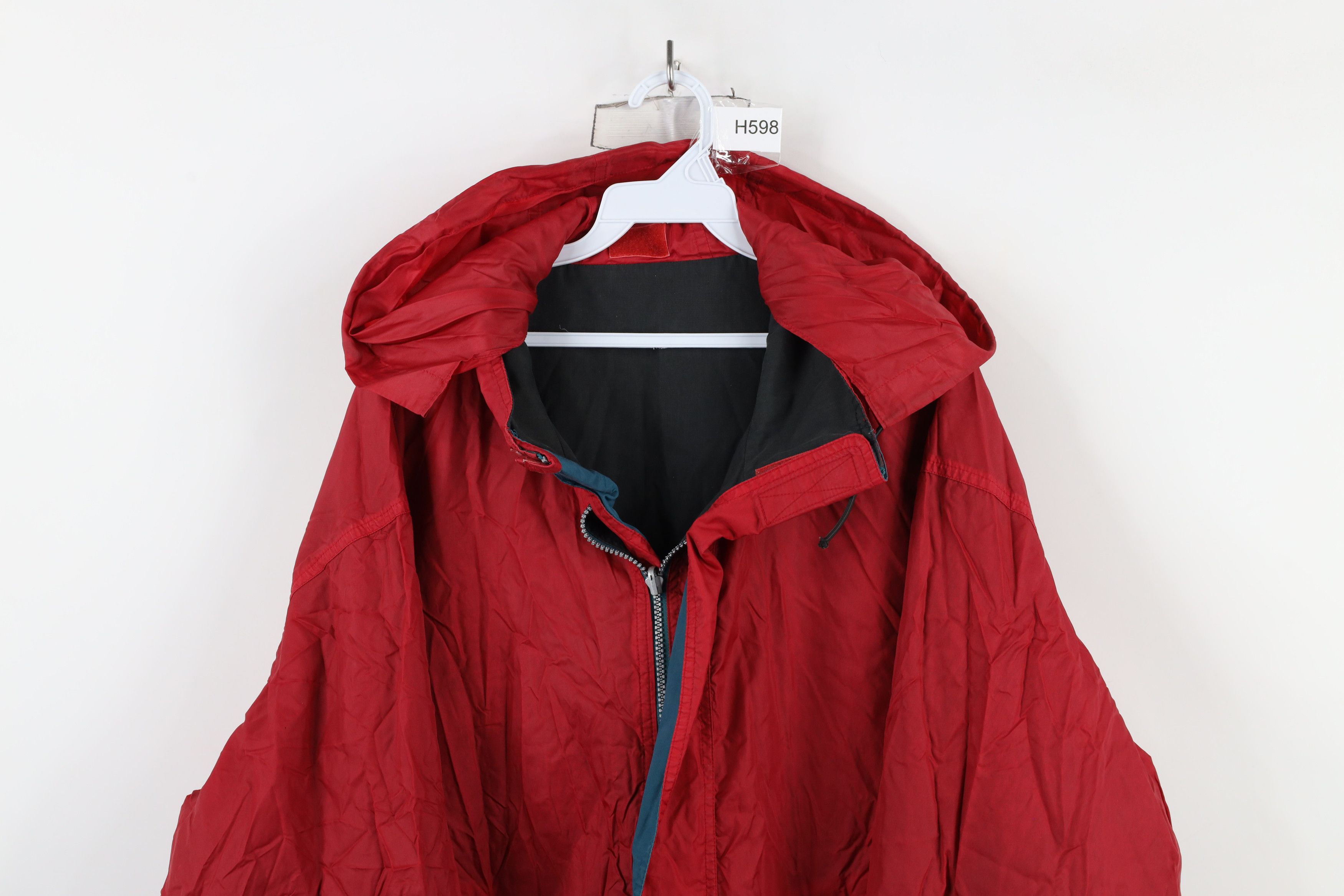 Vintage Vintage 90s Streetwear Reversible Hooded Windbreaker Jacket Size US XL / EU 56 / 4 - 15 Thumbnail