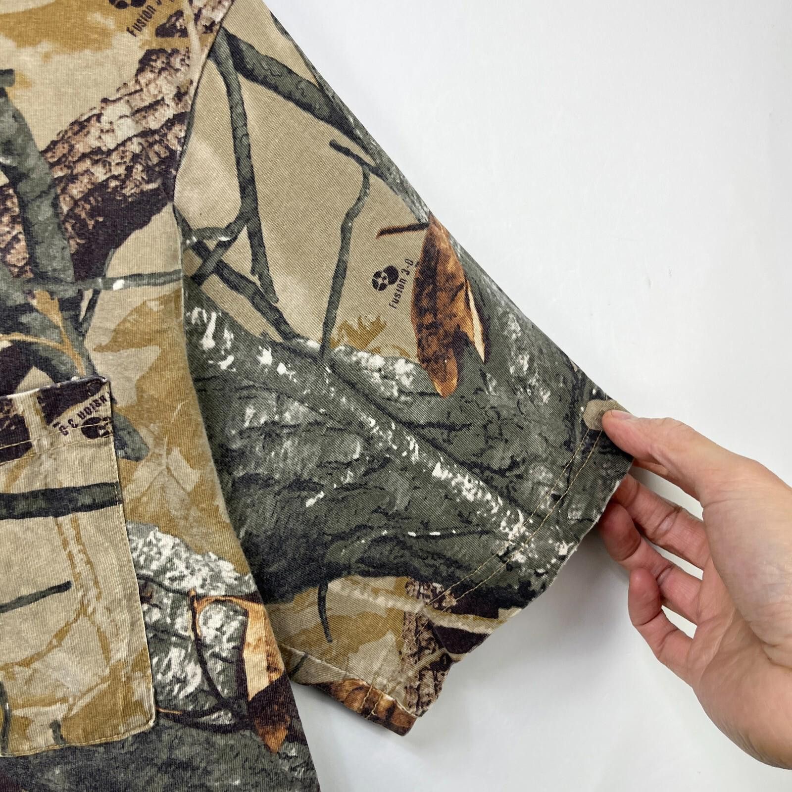 Vintage Vintage Y2K Real Tree Camo T-Shirt Large Size US L / EU 52-54 / 3 - 4 Thumbnail