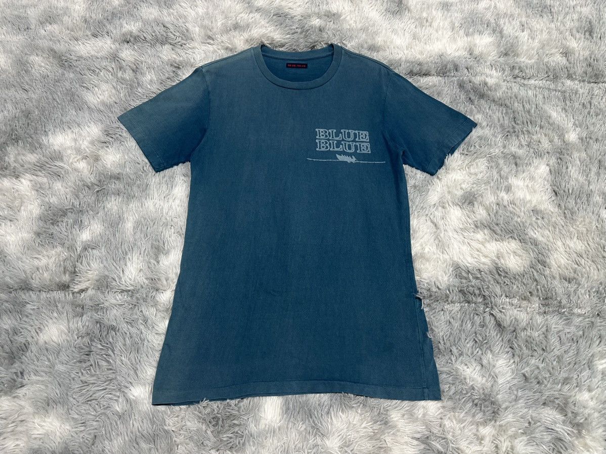 Blue Blue Japan 🔥Japanese Vintage Blue Blue Japan Shirt Whale & Sun Size US M / EU 48-50 / 2 - 4 Thumbnail