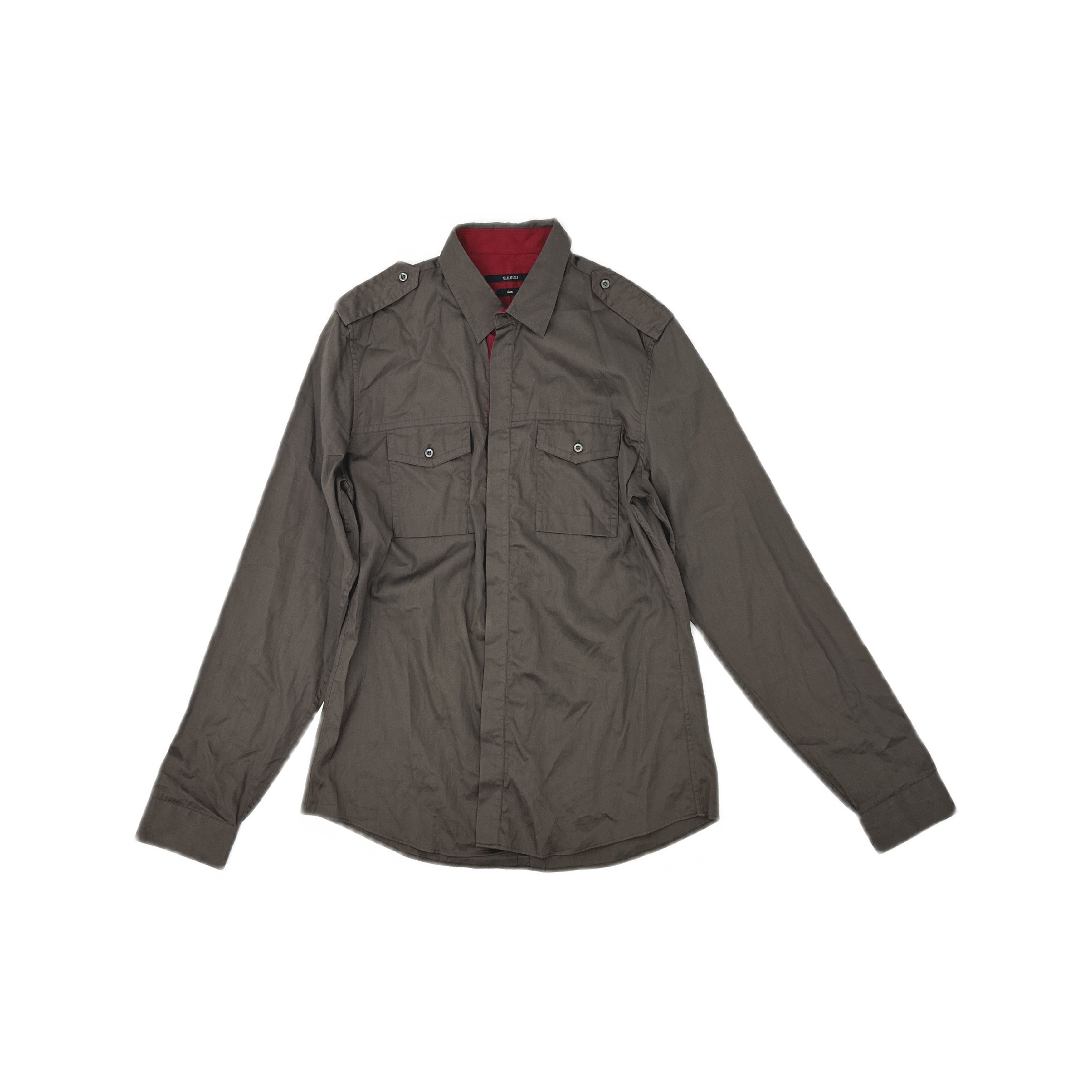 Gucci Gucci Contrast Trim Button Up Shirt Size L Size US XS / EU 42 / 0 - 1 Thumbnail