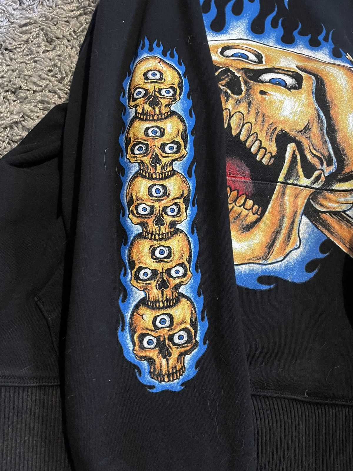 Complex × Designer Skeleton hoodie heavy cotton y2k hoodie Size US M / EU 48-50 / 2 - 3 Thumbnail