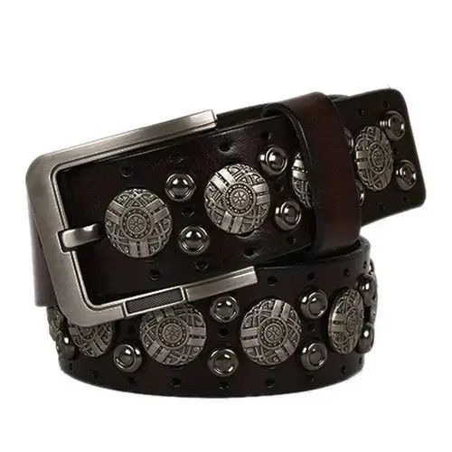 Other Metal Rivet Belt Size ONE SIZE - 1 Thumbnail
