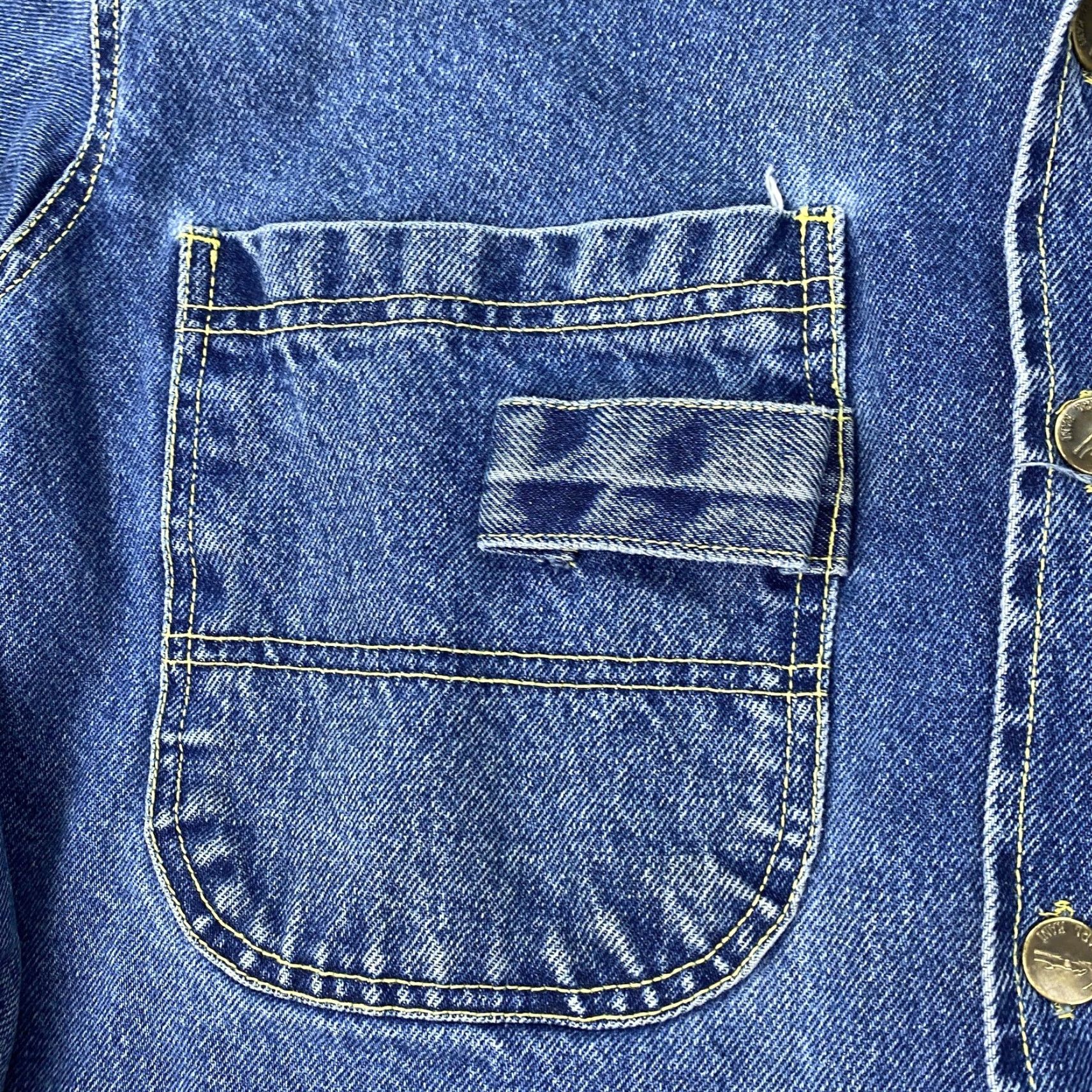 Karl Kani VINTAGE Karl Kani Jacket Mens L Denim Military Button 90s Hip Hop Streetwear Blue Mens Size US L / EU 52-54 / 3 - 3 Thumbnail