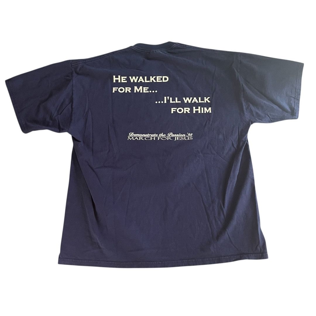 Vintage VINTAGE March for Jesus T Shirt Size US XL / EU 56 / 4 - 6 Thumbnail