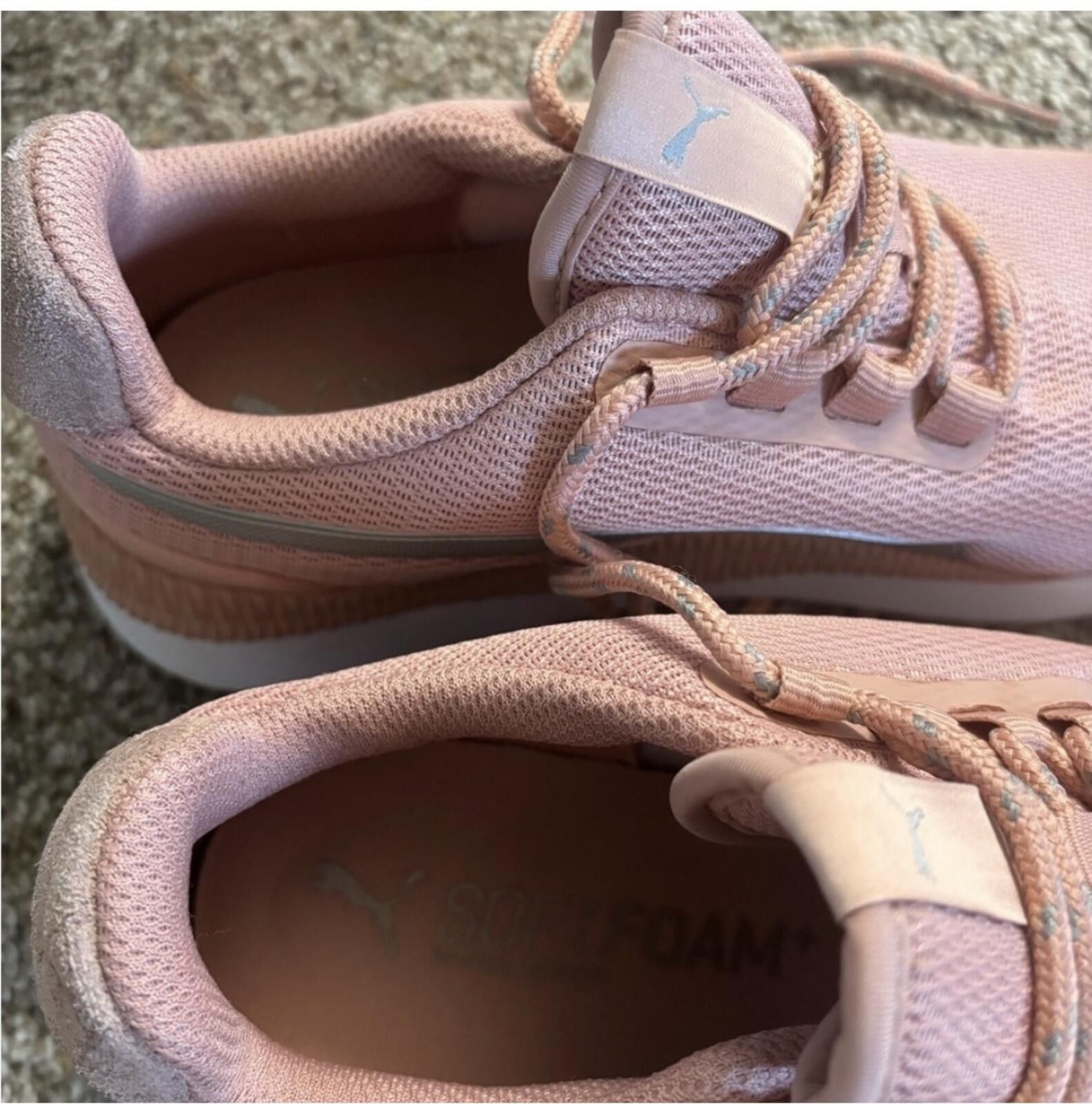 Puma (Puma) Big kids Pink Sneakers Size US 6 / IT 36 - 2 Thumbnail
