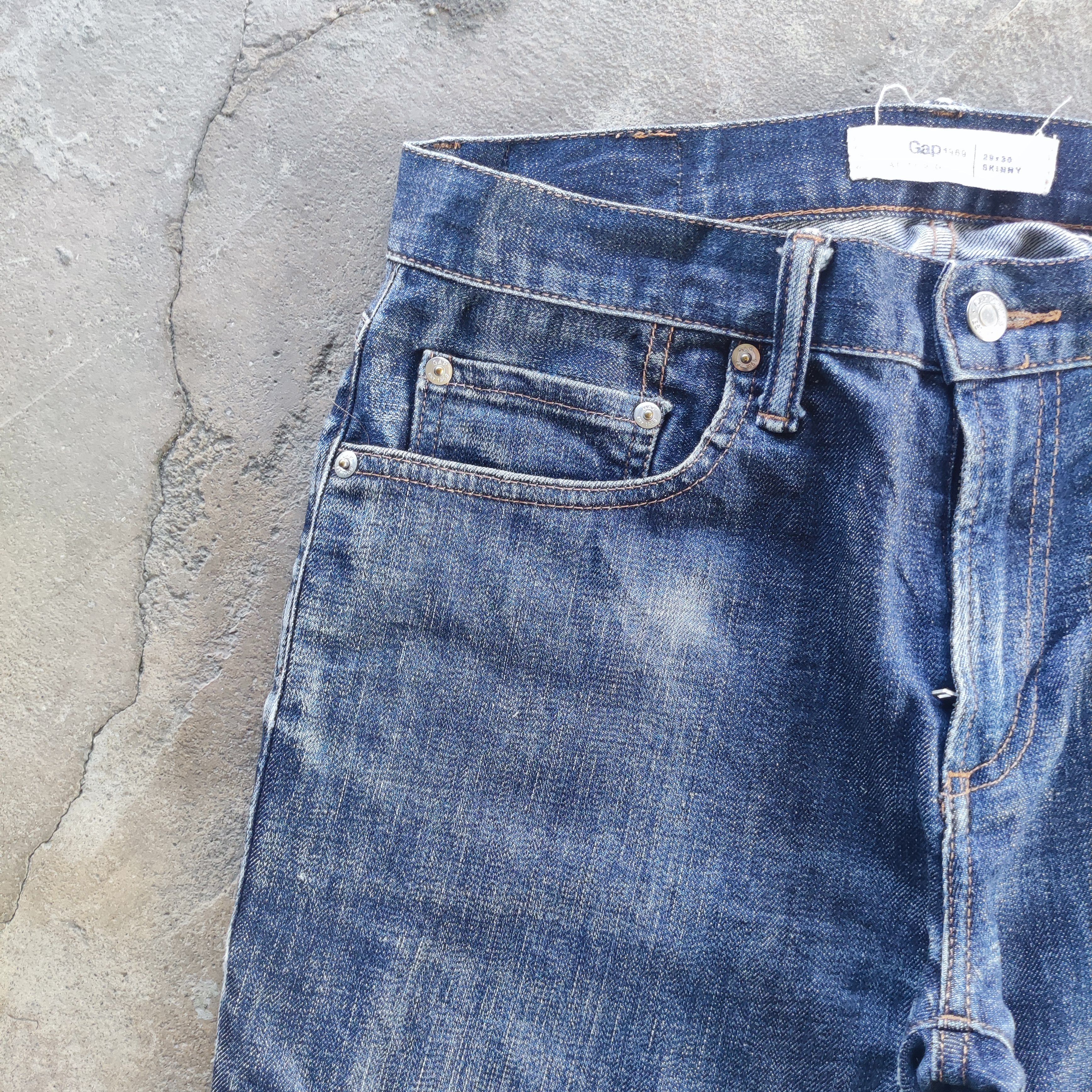 Gap Vintage GAP Brand Skinny Jeans Ripped Pants Size US 31 - 6 Thumbnail