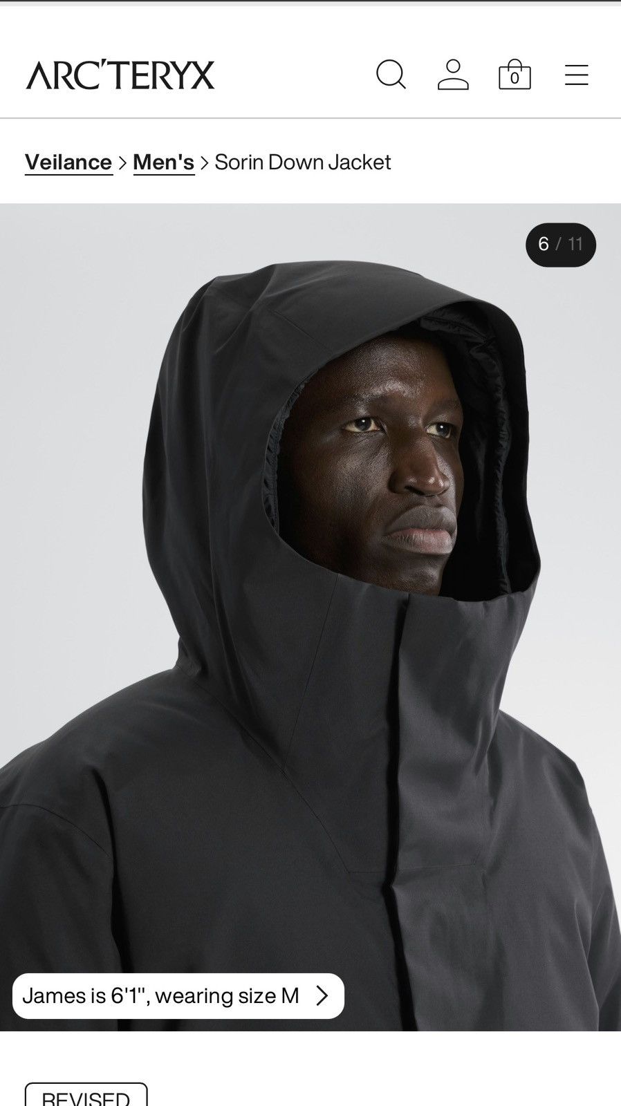 Arc'teryx ARCTERYX VEILANCE SORIN DOWN JACKET MEN'S M Size US M / EU 48-50 / 2 - 2 Thumbnail