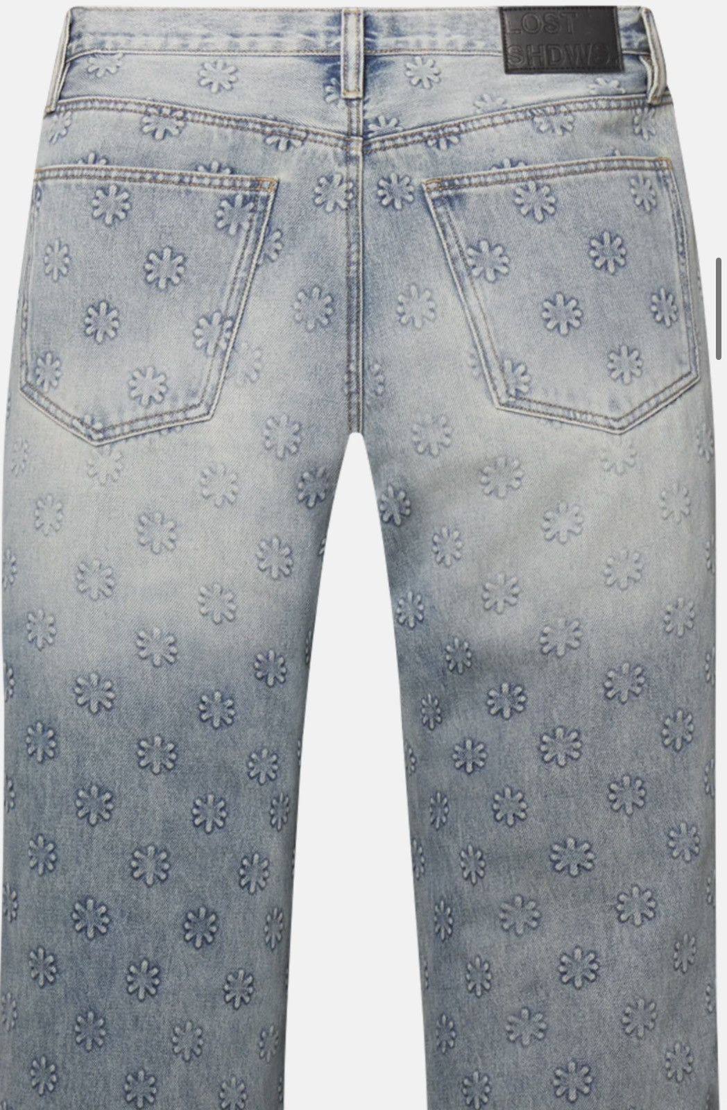 LOSTSHDWS **VERY RARE** COMPLEXCON LOSTSHDWS Embossed Logo Jeans 36 Size US 36 / EU 52 - 3 Thumbnail