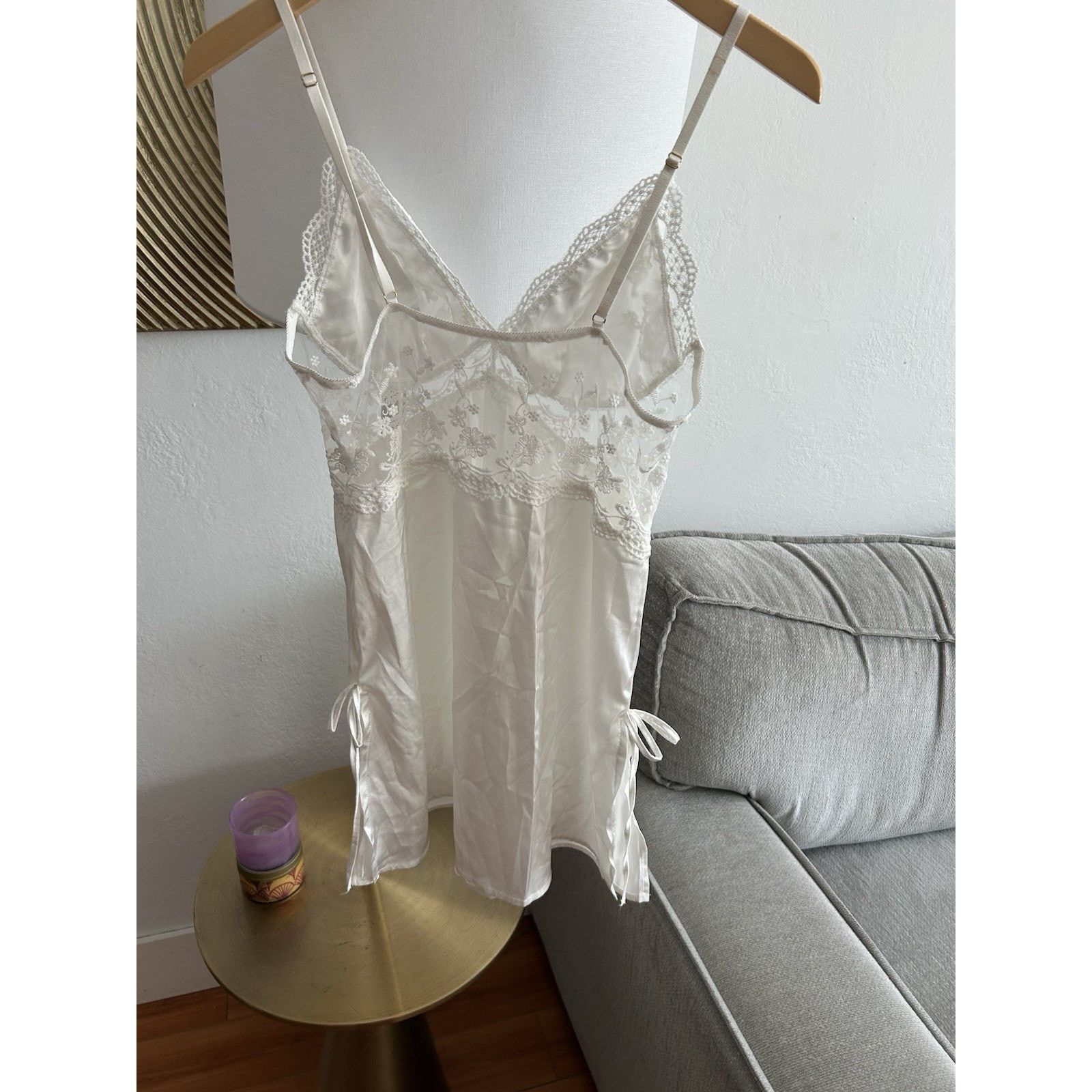 & Other Stories White Y2K Lace Babydoll Dress Fairly Femenine Dainty S/M Size ONE SIZE - 2 Thumbnail