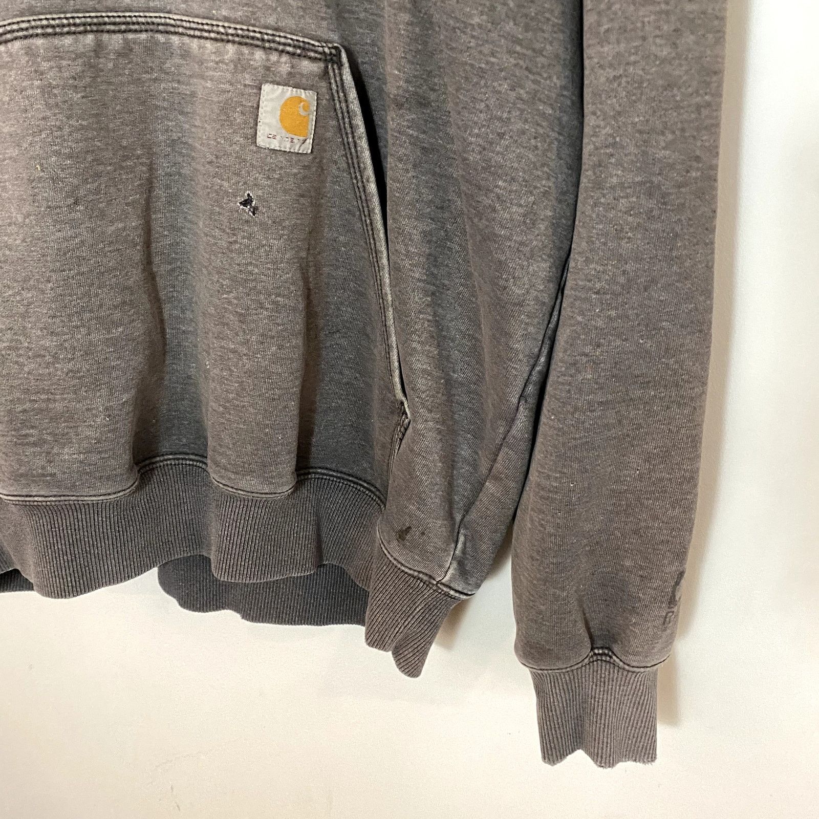 Carhartt × Vintage Carhartt Y2K Sun Faded Hoodie Sweatshirt Size US L / EU 52-54 / 3 - 4 Thumbnail