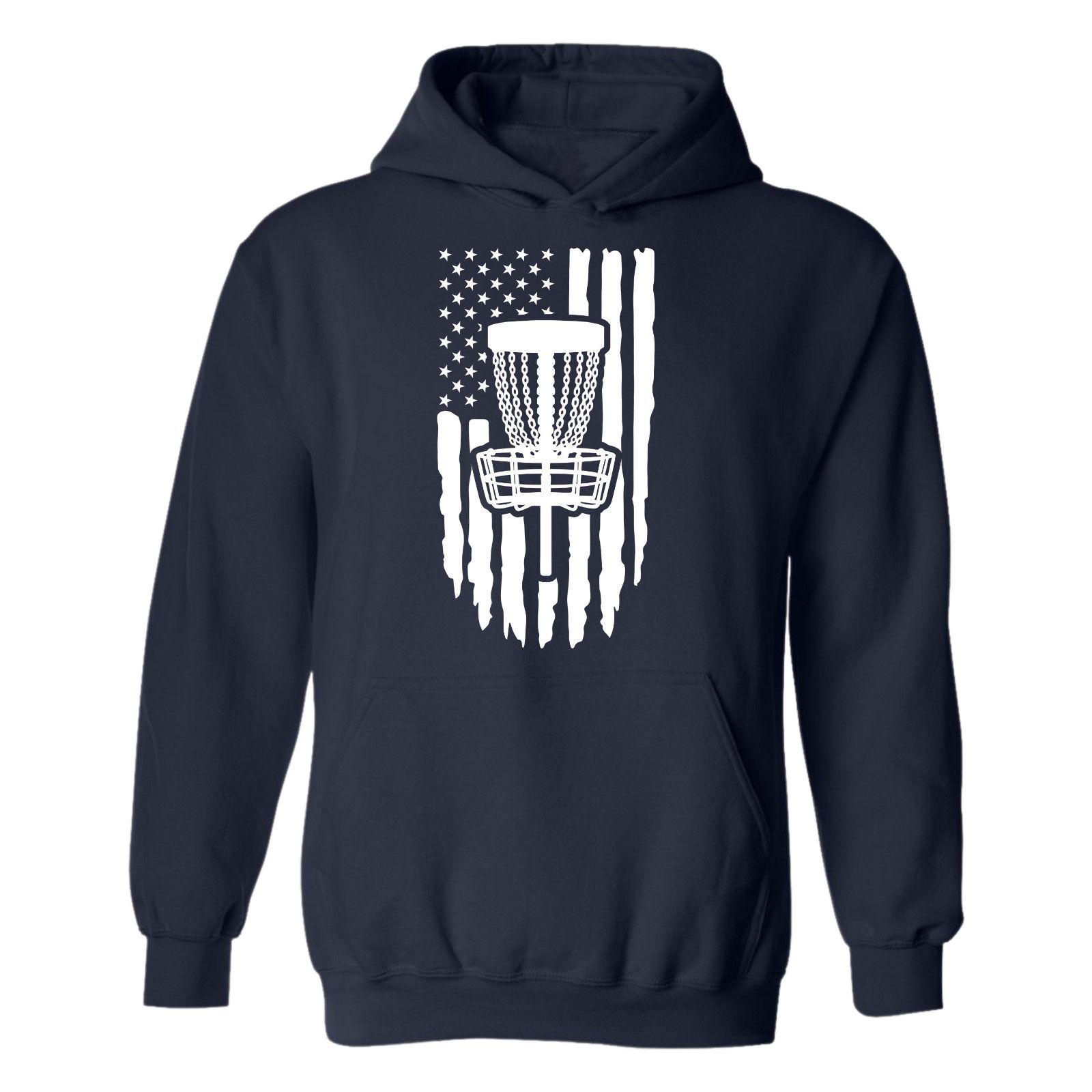 Other Disc Golf Pullover Hoodie PATRIOTIC AMERICAN FLAG Sweatshirt Size US L / EU 52-54 / 3 - 10 Thumbnail