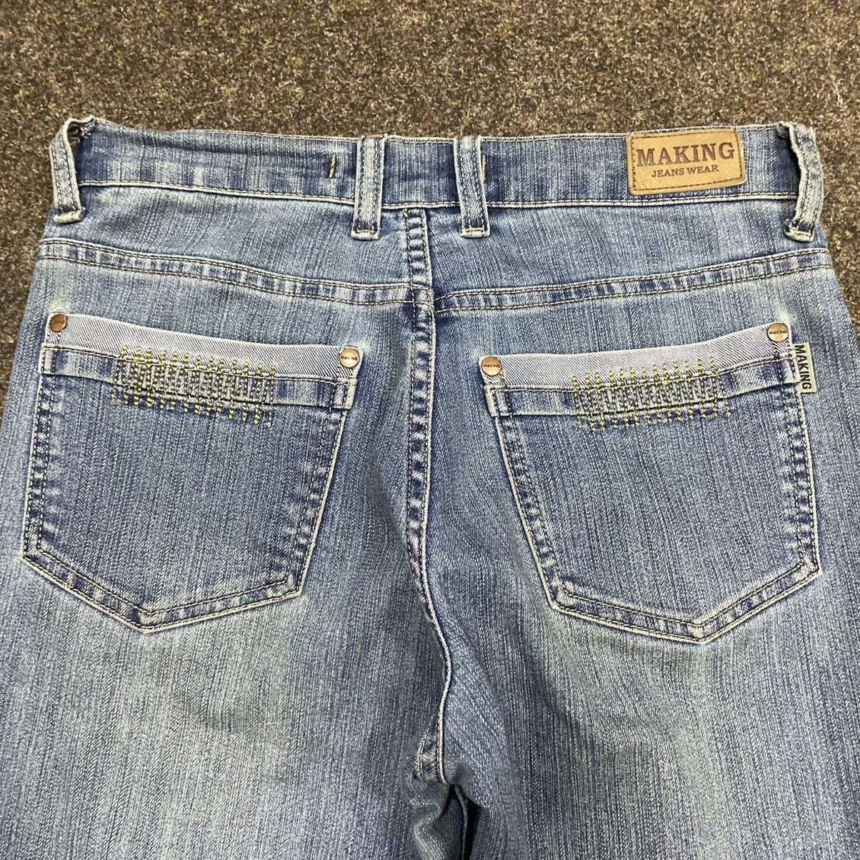 Vintage Vintage Y2K Baggy Flare Jeans Light Wash Skate Archive Logo Size 28" / US 6 / IT 42 - 3 Thumbnail