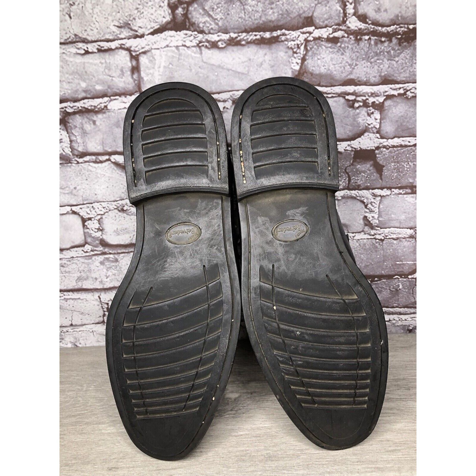 Other Studio Belverde Duke Black Leather Cap Toe Oxfords Dress Sho Size US 11 / EU 44 - 20 Thumbnail
