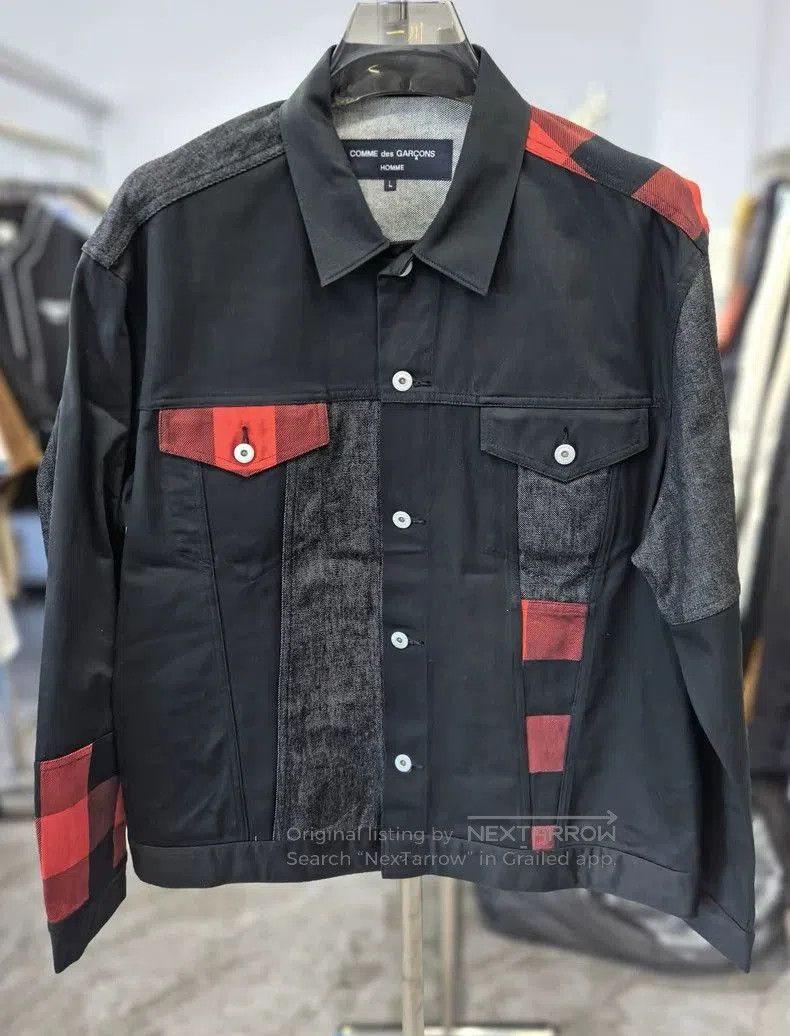 Comme des Garcons CDG Junya Watanabe Patchwork Jacket. Size US L / EU 52-54 / 3 - 2 Thumbnail