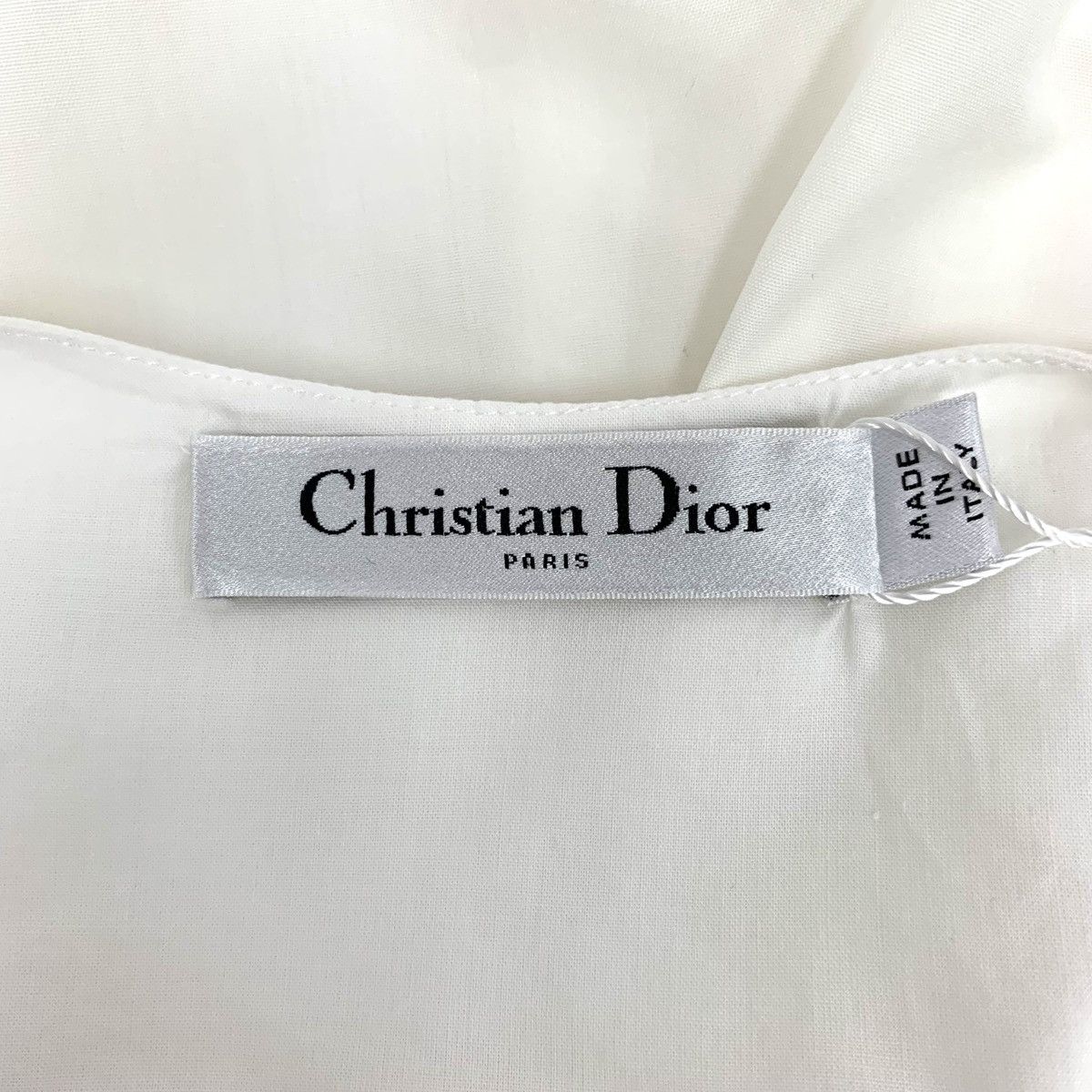 Dior Dior Off-white Bee Embroidery Short Sleeve Shirt K26WX Size XXS / US 00 / IT 34 - 6 Thumbnail